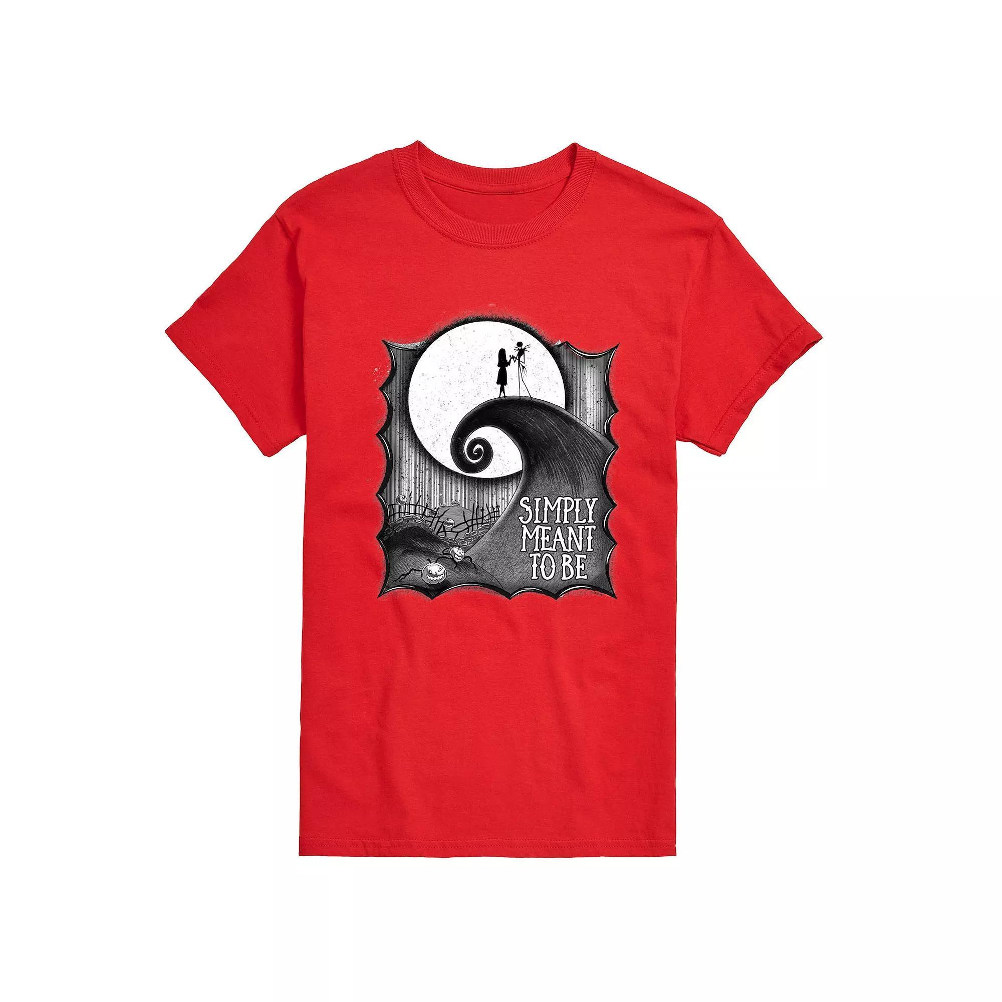 Disneys Nightmare Before Christmas Mens Graphic Tee Product Image