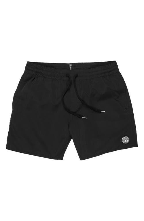 Volcom Lido Solid Trunk 16 Bird) Men's Swimwear Sets Product Image
