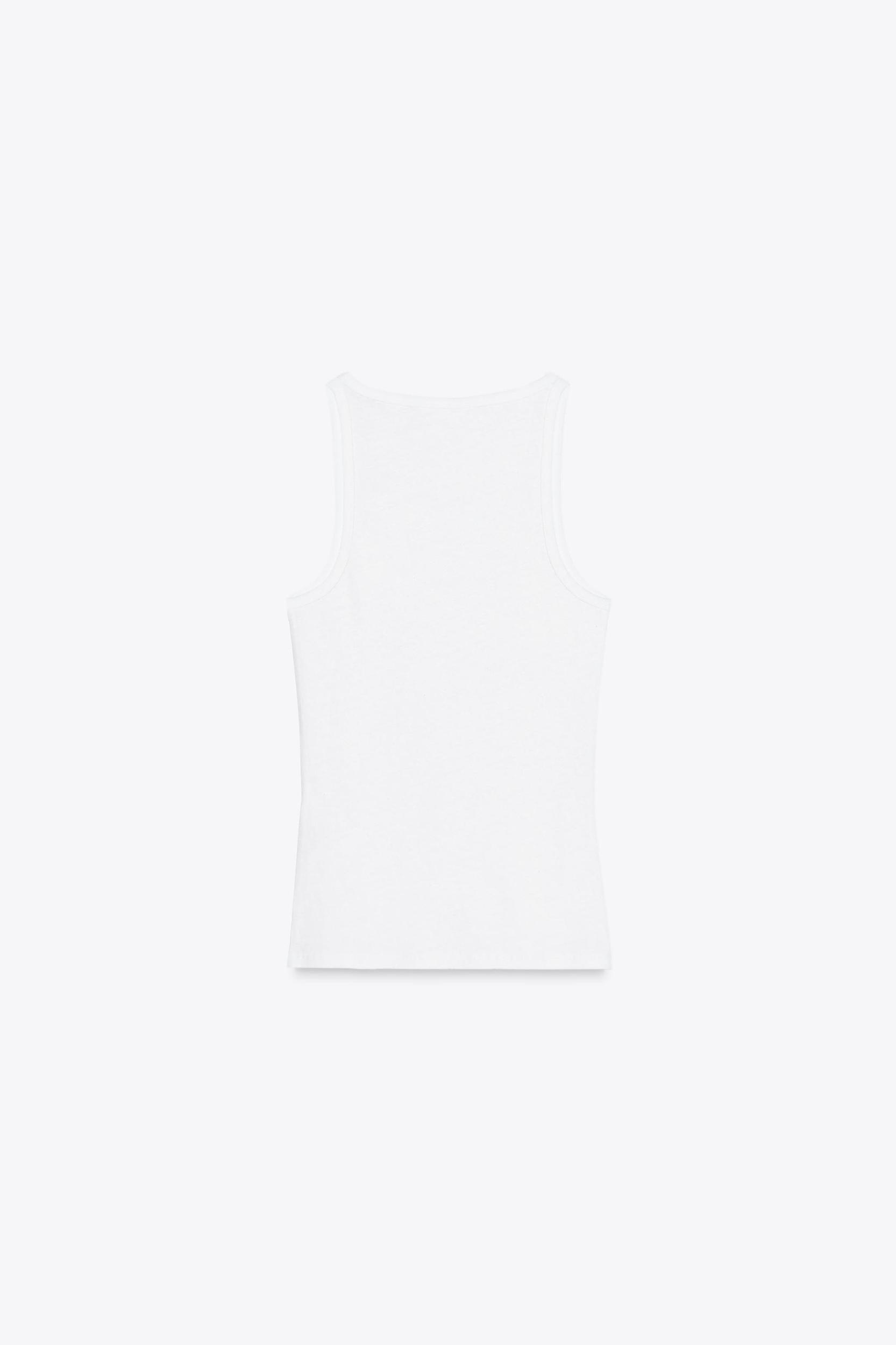 COTTON AND LINEN BLEND T-SHIRT Product Image