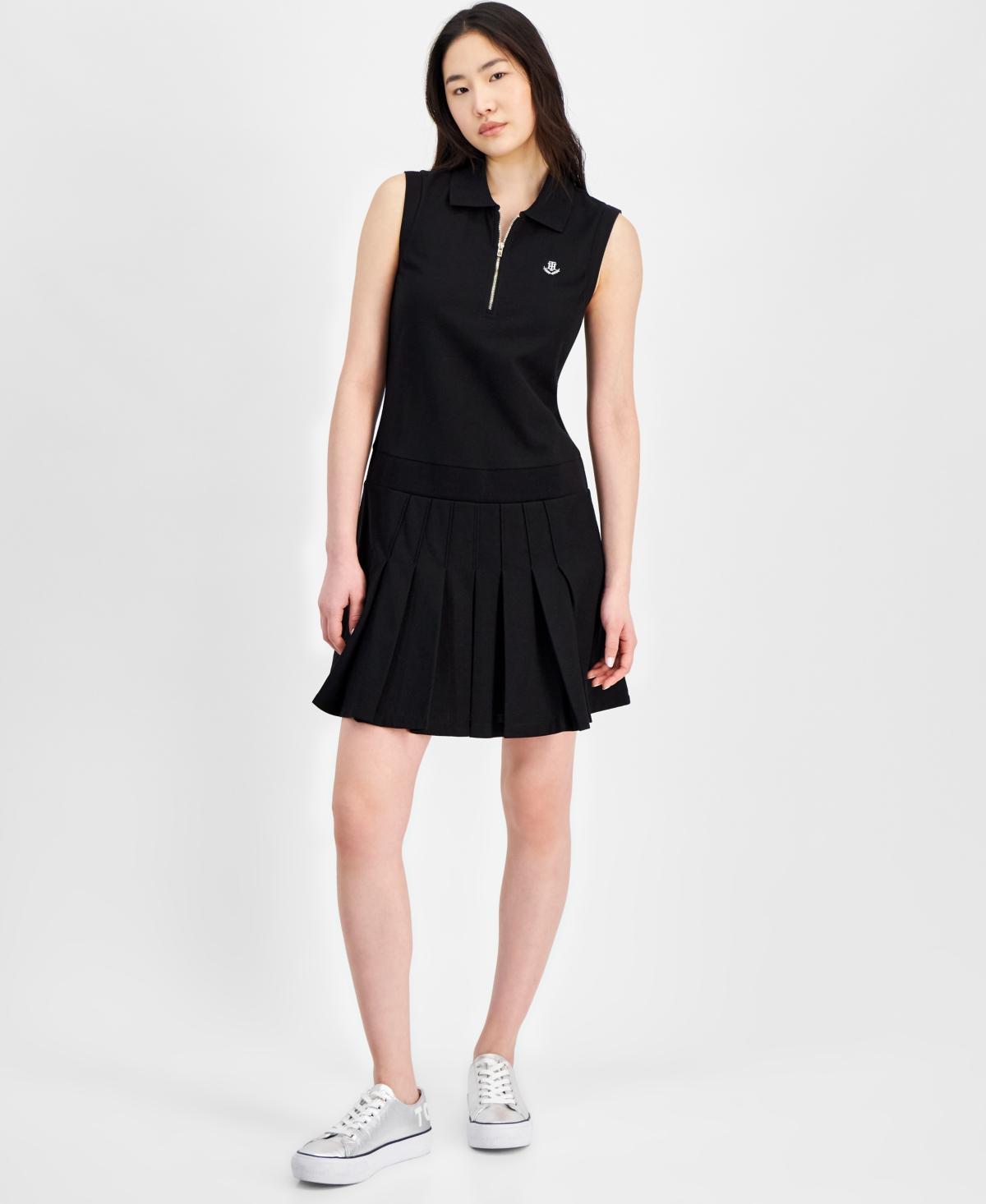Tommy Hilfiger Solid Tennis Dress Women's Dress Product Image