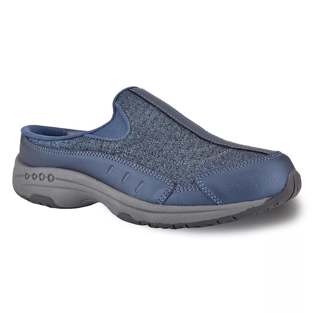 Easy Spirit Traveltime Women's Fashion Mules, Size: 6 Wide, Pearlized Dark Blue Product Image