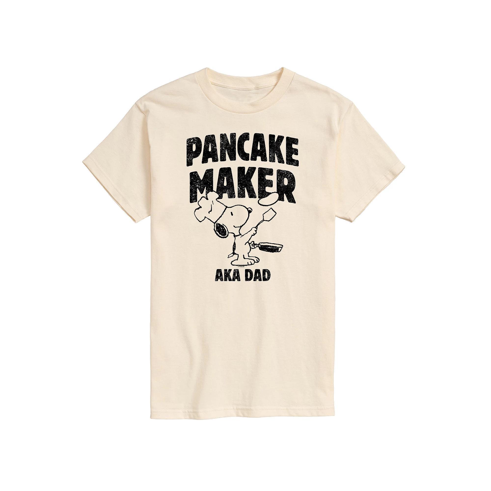 Mens Peanuts Pancake Maker Graphic Tee Product Image