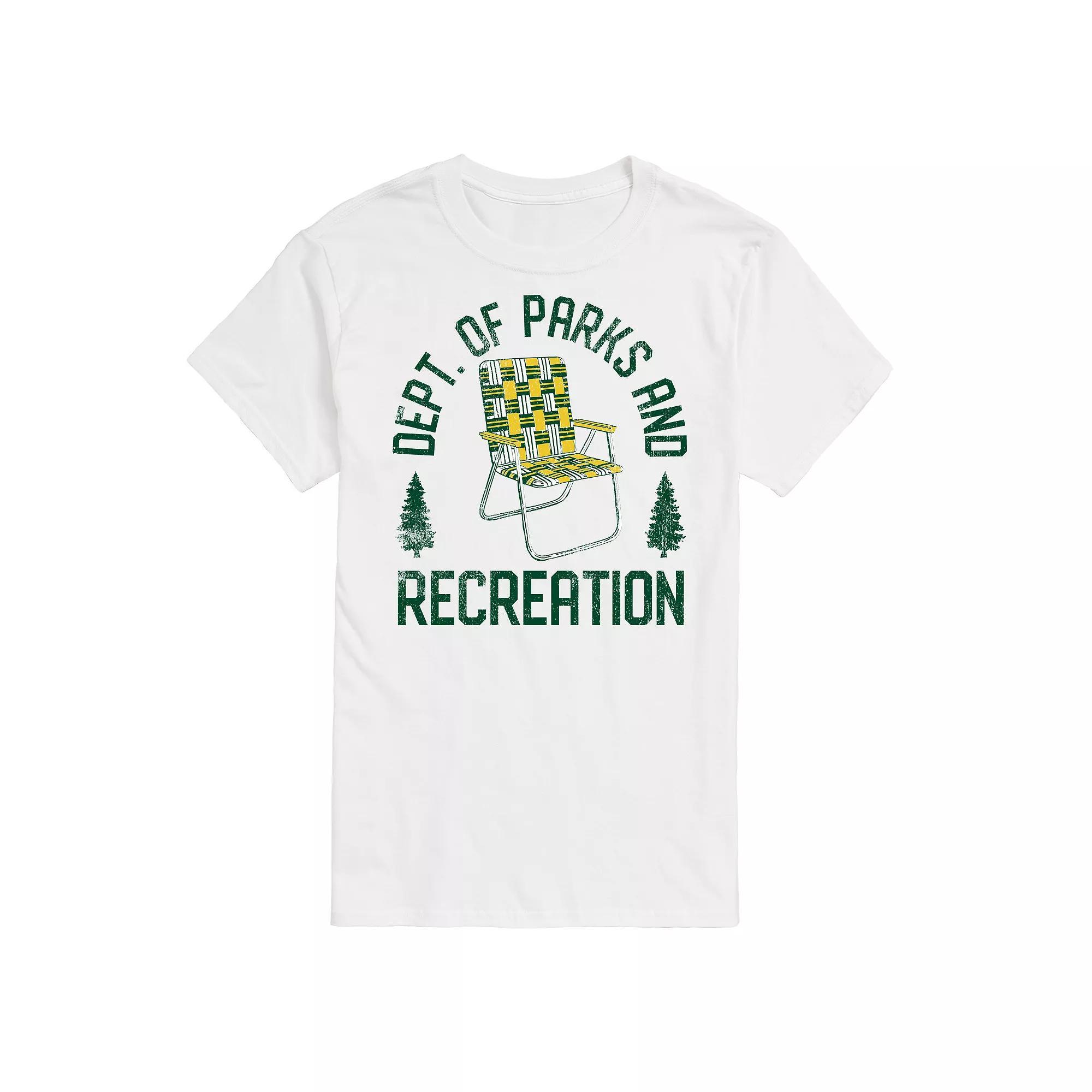 Big & Tall Dept Of Parks Rec Tee, Mens Product Image
