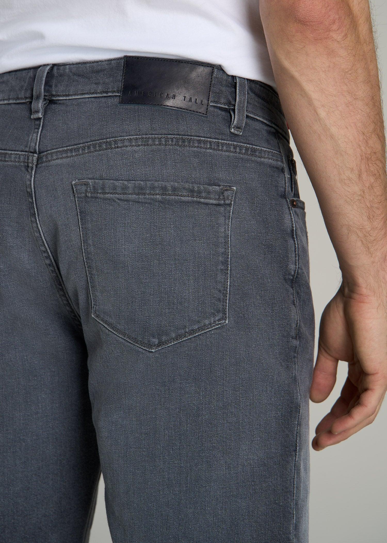 Americana Collection J1 Straight Fit Jeans For Tall Men in Wolf Grey Product Image