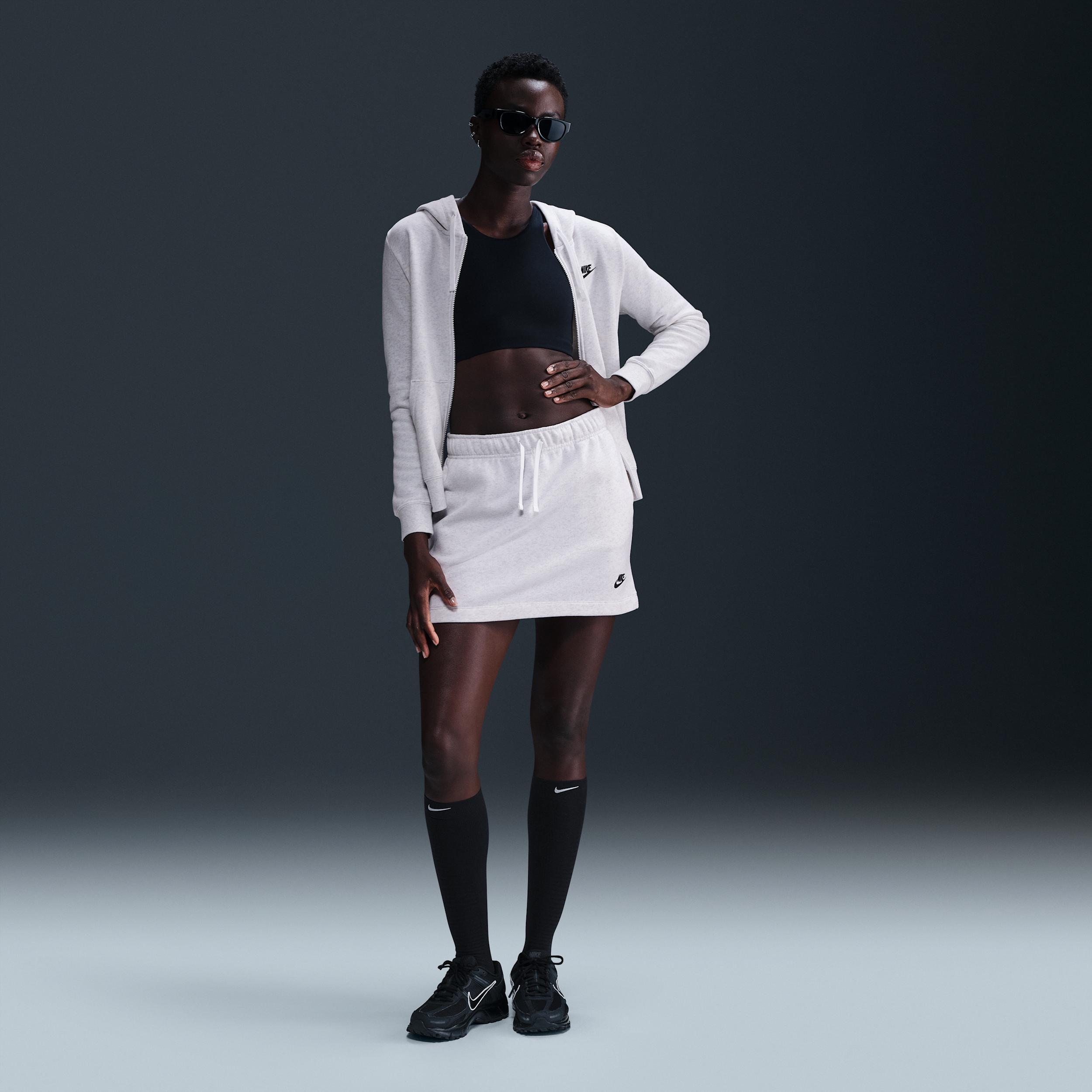 Women's Nike Sportswear Club Fleece Mid-Rise Skirt Product Image