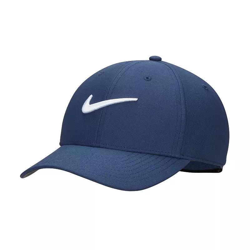 Mens Nike Dri-Fit Club Structured Swoosh Cap Black Navy Product Image