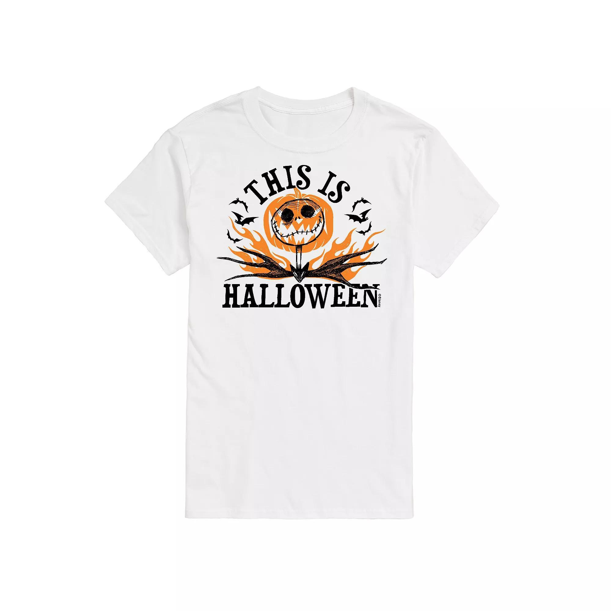 Disneys The Nightmare Before Christmas Mens Halloween Graphic Tee Product Image