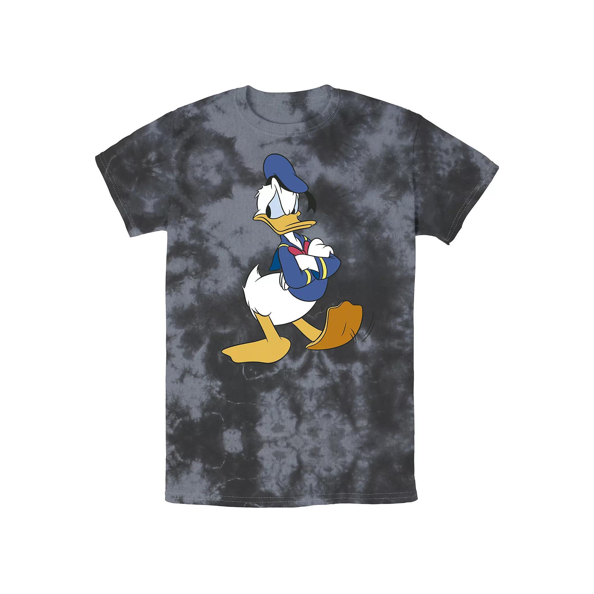 Men's Disney Donald Duck Traditional Pose Wash Tee, Size: Small, White Blue Product Image