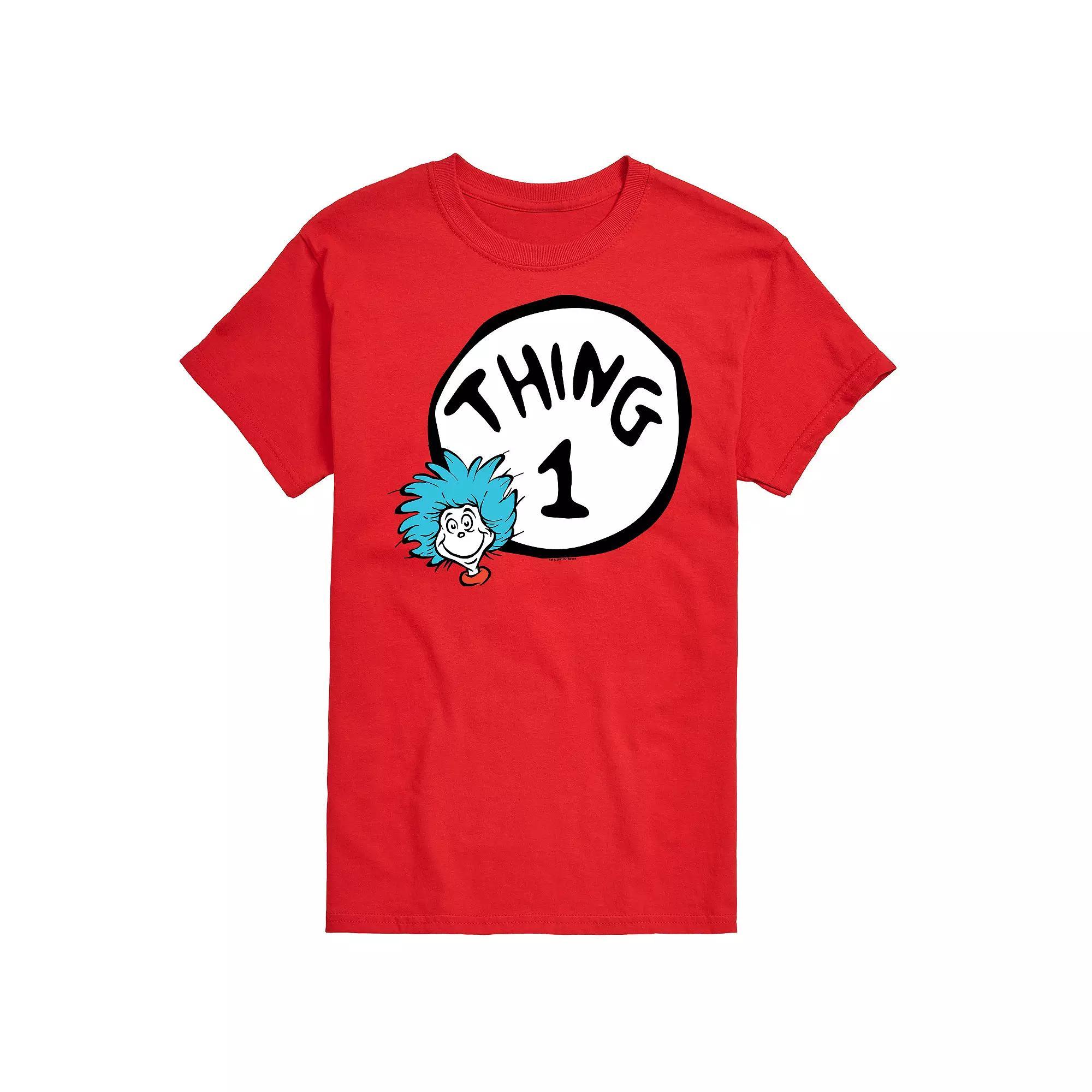 Big & Tall Dr Seuss Thing One Tee, Mens Product Image