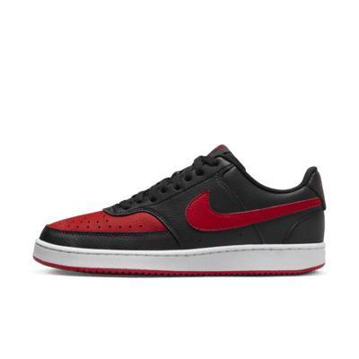 Nike Court Vision Men's Shoes, Size: 11.5, University Red White Product Image