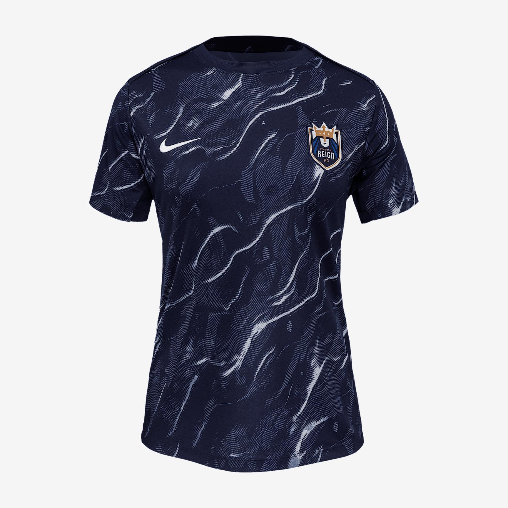 Seattle Reign 2025 Women's Nike NWSL Short-Sleeve Pre-Match Top Product Image