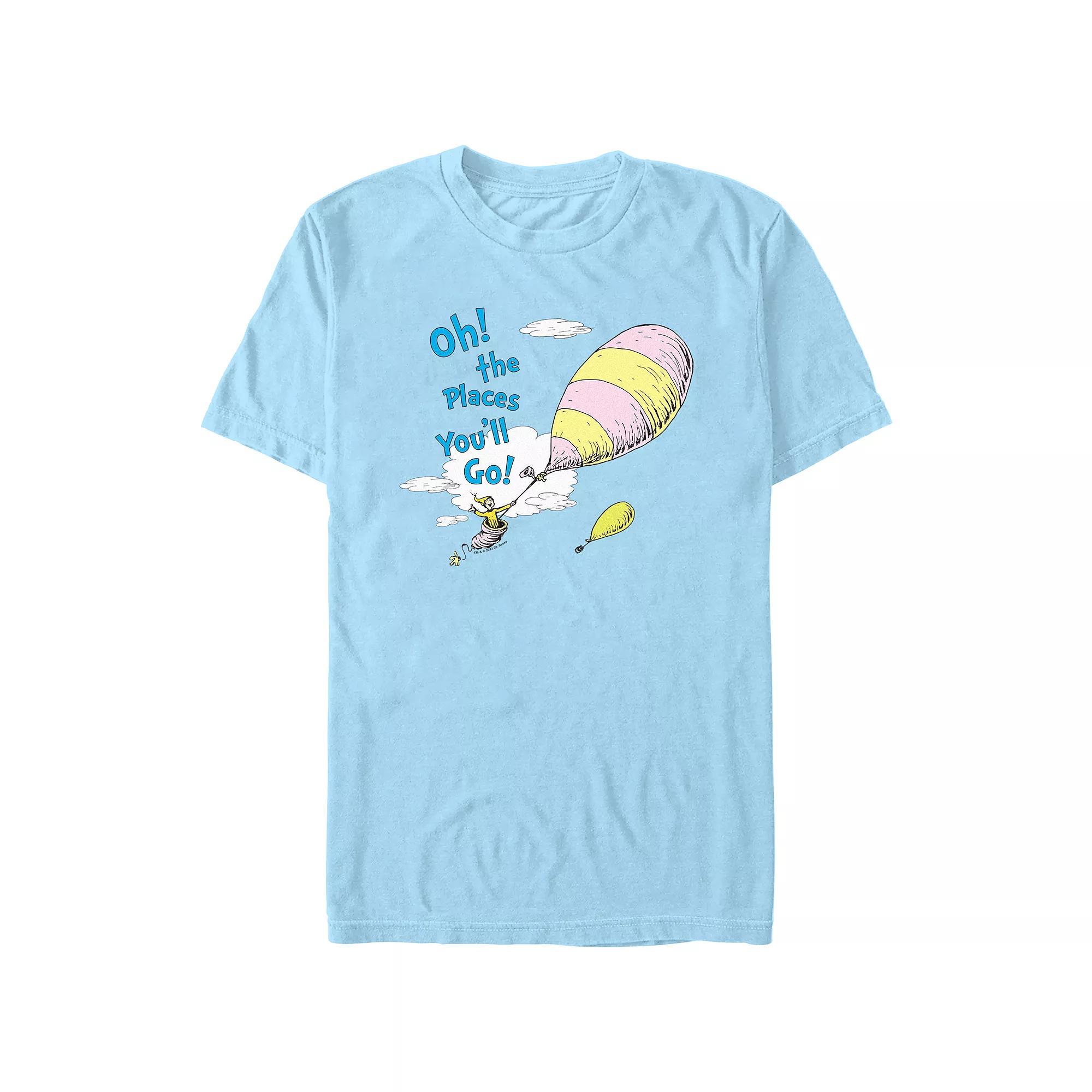 Mens Dr. Seuss Oh The Places Youll Go Graphic Tee Product Image
