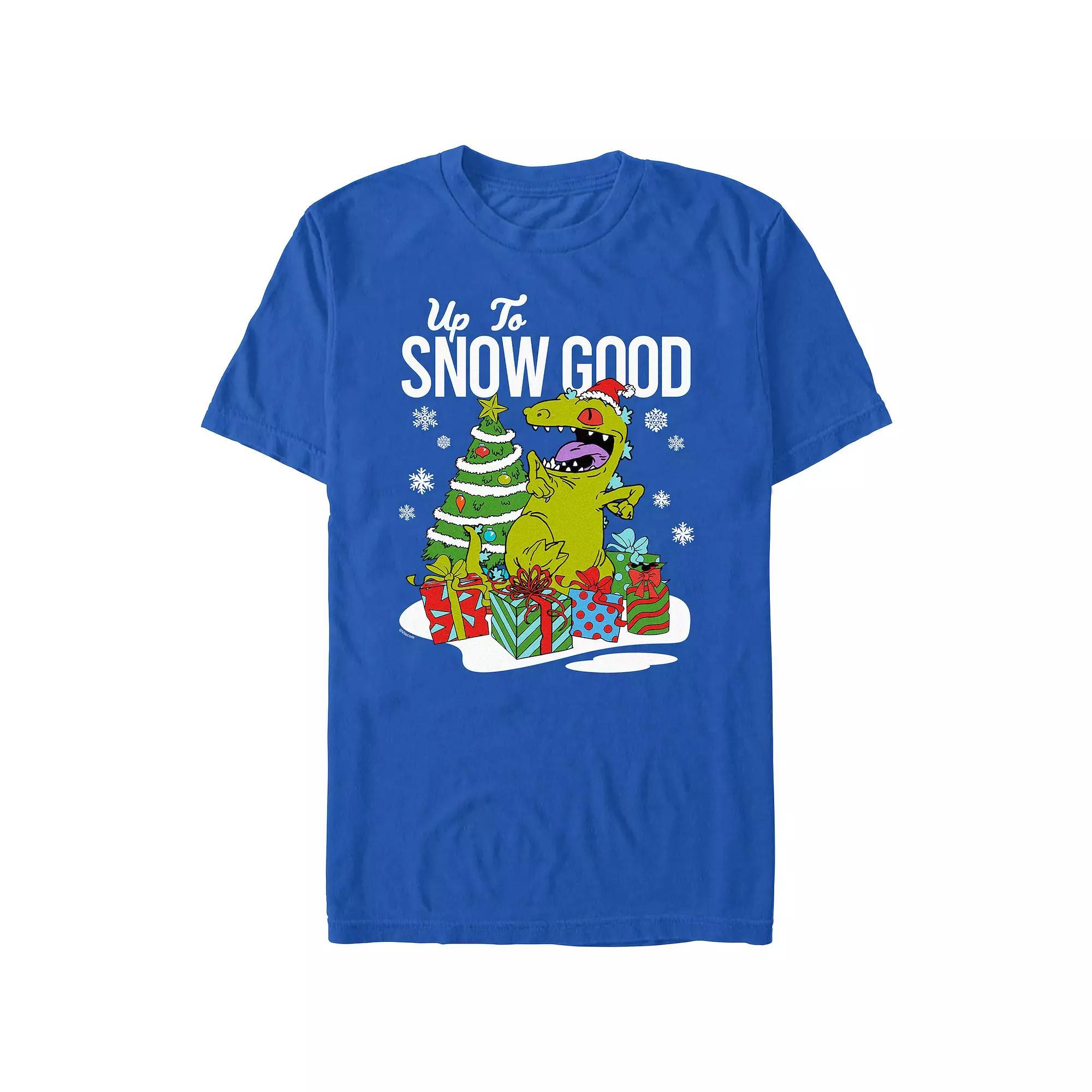 Men's Rugrats Reptar Up To Snow Good Graphic Tee, Size: XL, Royal Product Image