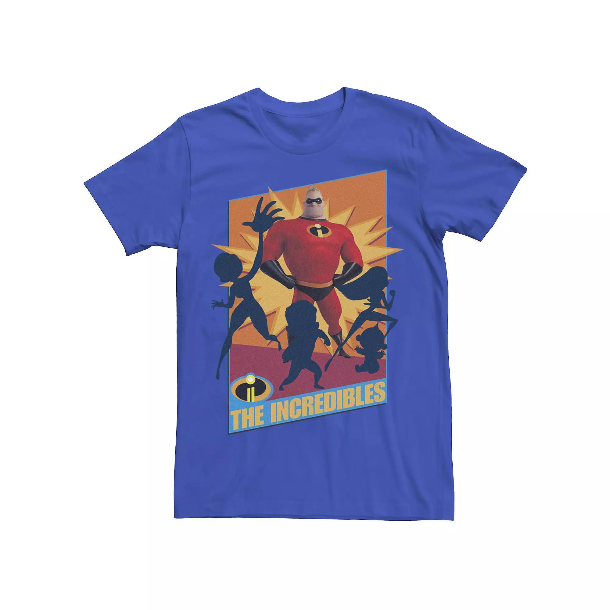 Disney / Pixar's The Incredibles Bob Men's Poster Tee, Size: Small, Royal Product Image