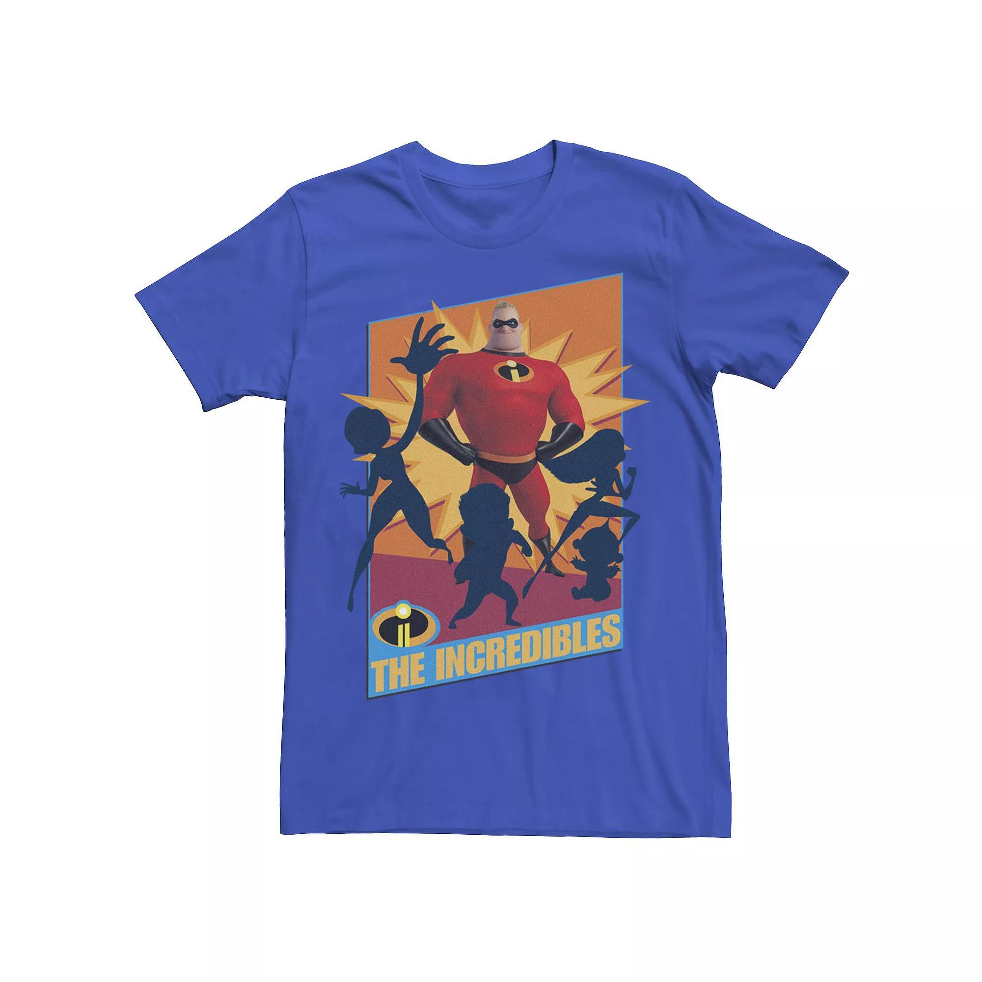 Disney / Pixar's The Incredibles Bob Men's Poster Tee, Size: Small, Royal Product Image