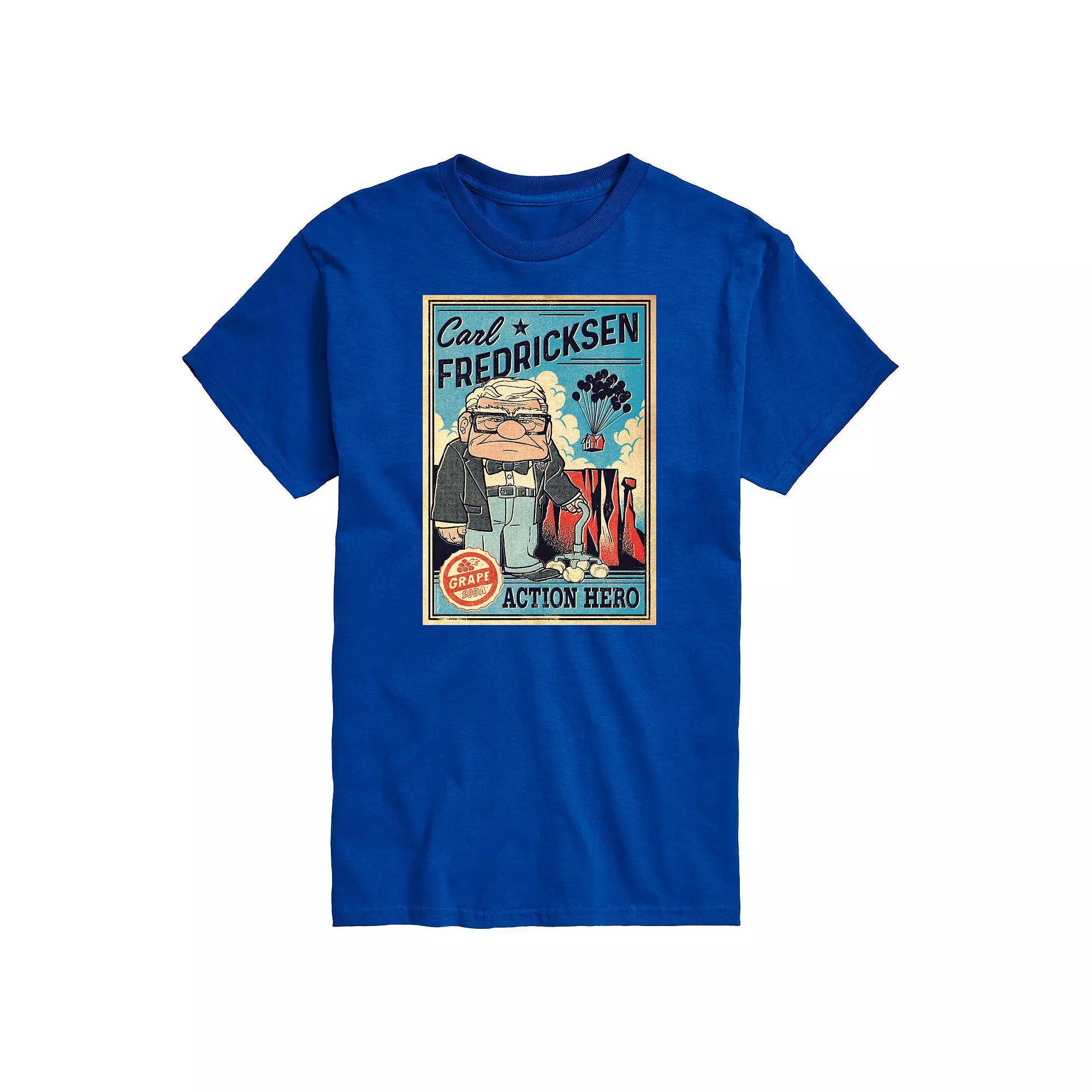 Disney / Pixar's UP Big & Tall Carl Graphic Tee, Men's, Size: 4XB, White Product Image