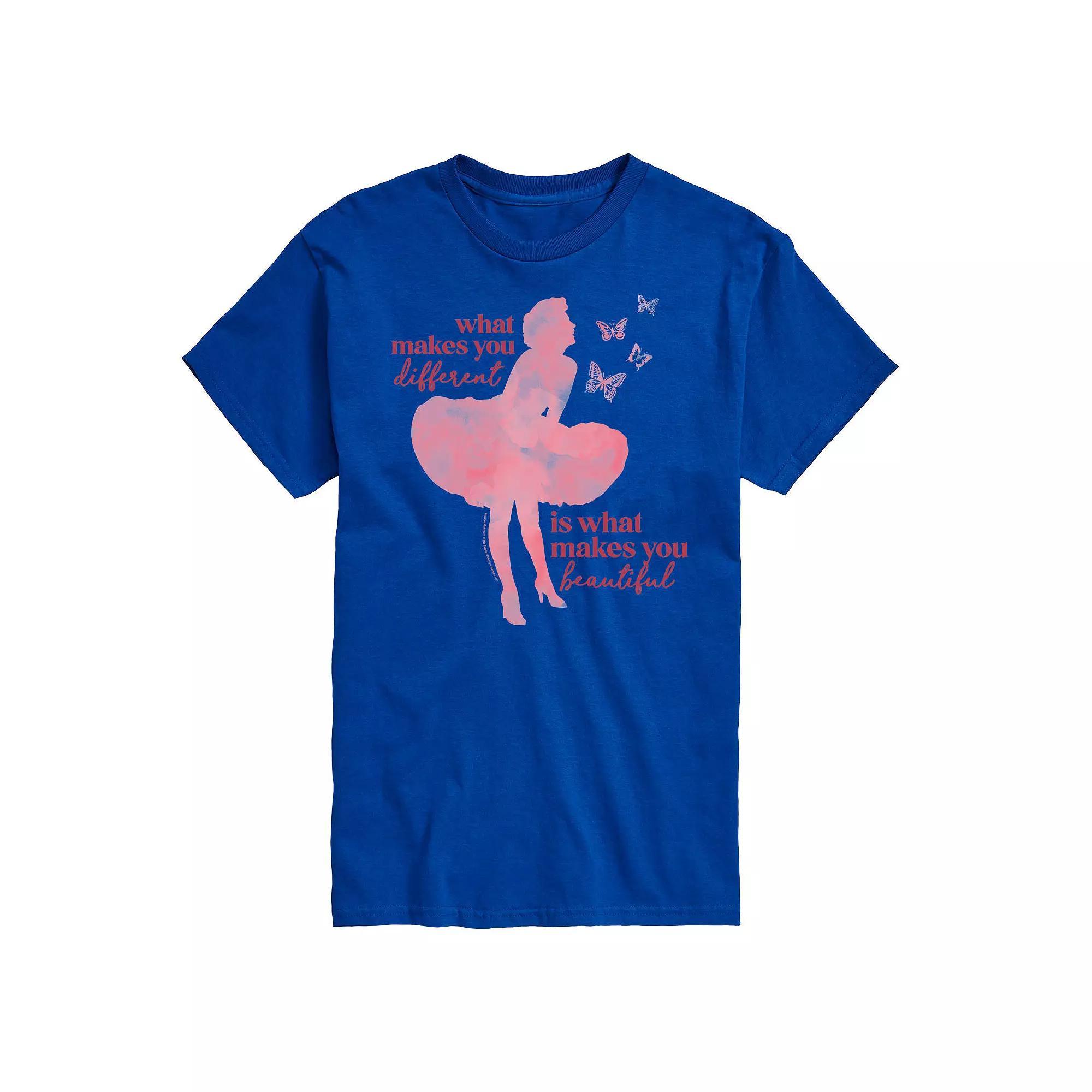 Mens Marilyn Monroe Makes You Beautiful Tee Product Image