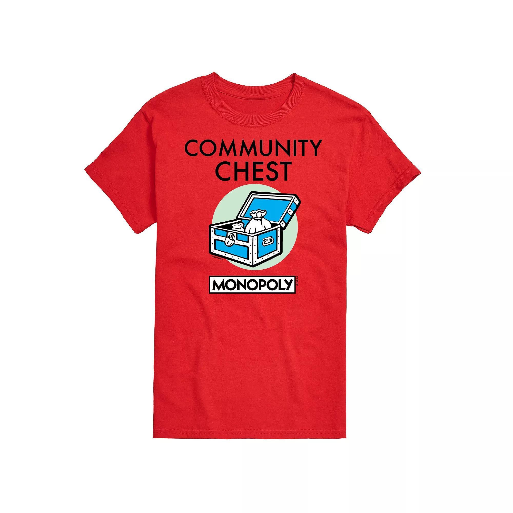 Mens Monopoly Community Chest Graphic Tee Product Image
