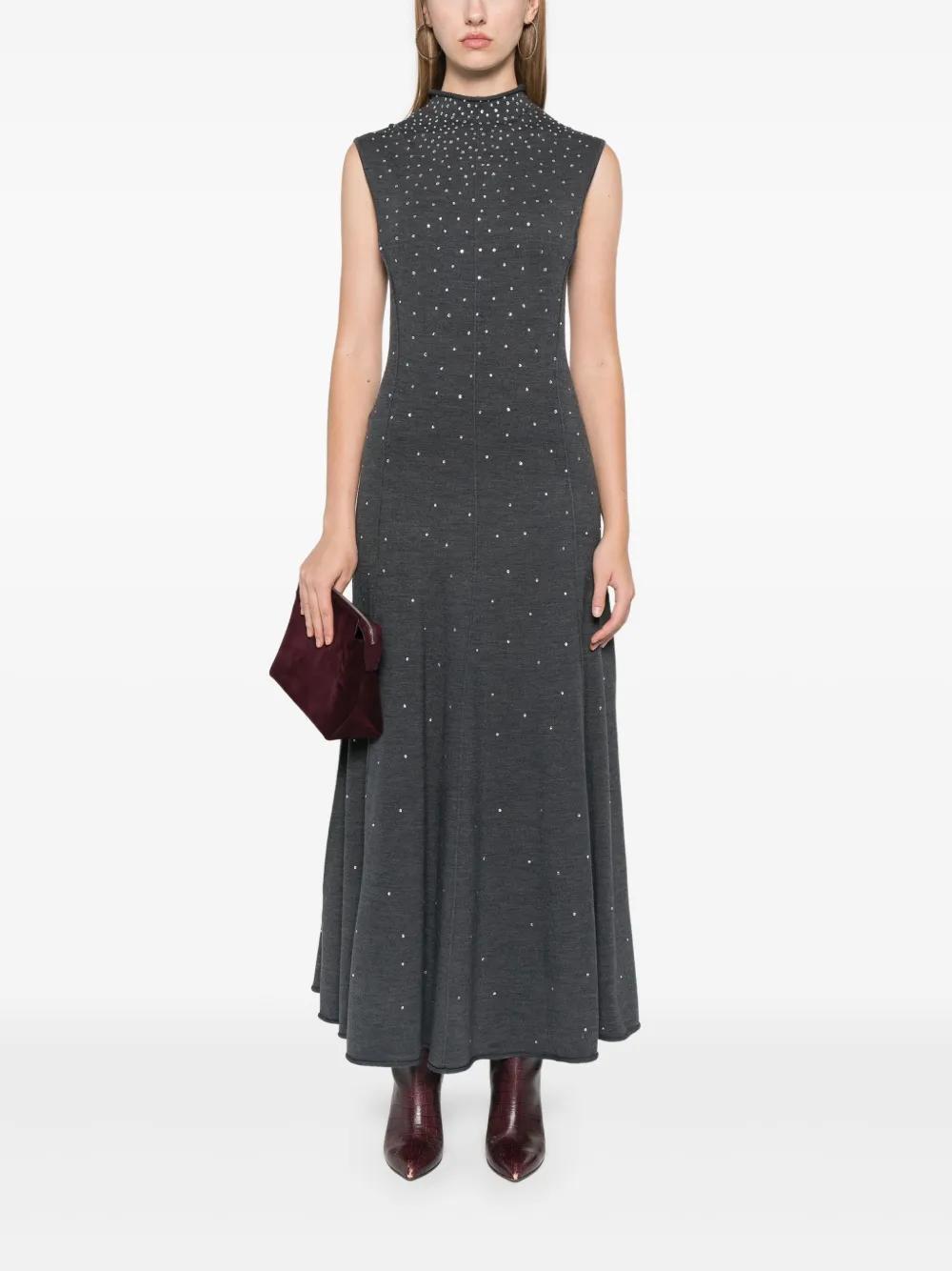 rhinestone-embellished maxi dress Product Image