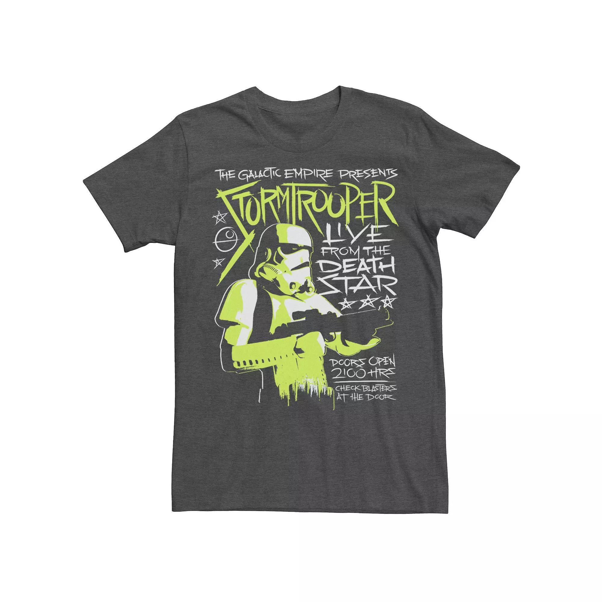 Mens Star Wars Stormtrooper Live the Death Star Flyer Tee Product Image