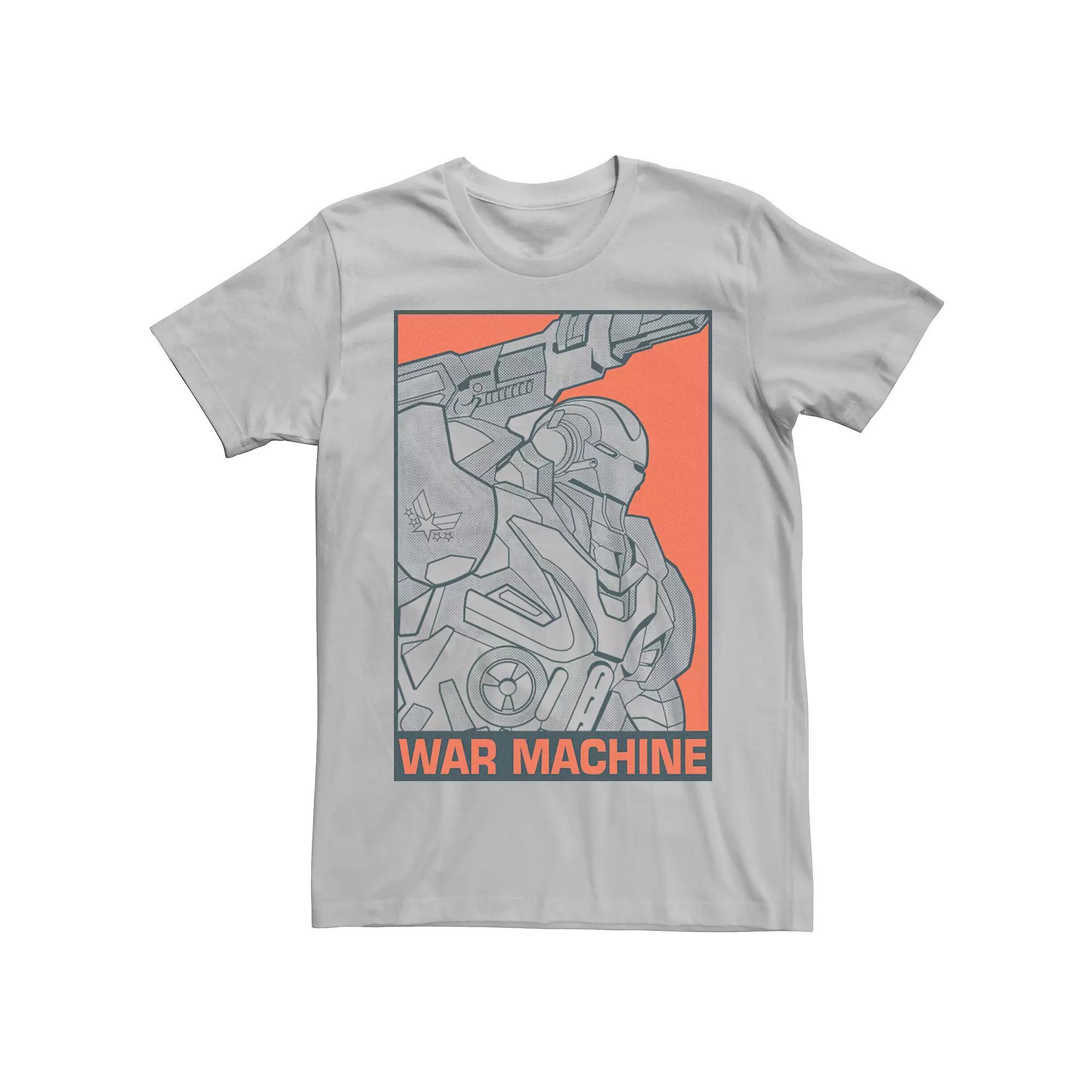 Men's Avengers Pop Machine Tee, Size: Large, Silver Product Image