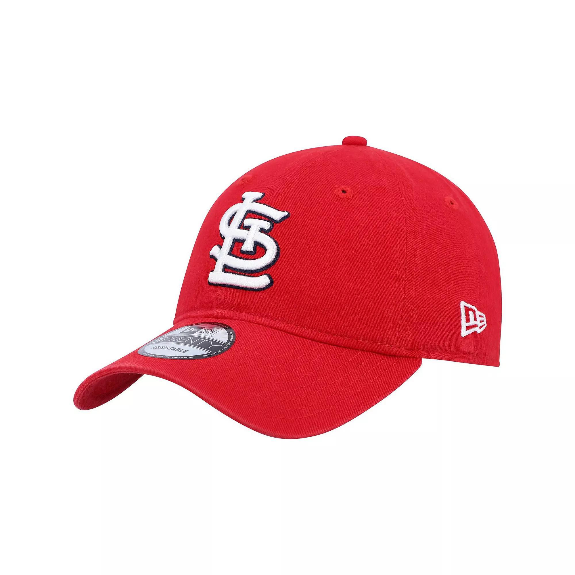 Men's New Era Red St. Louis Cardinals Logo Replica Core Classic 9TWENTY Adjustable Hat Product Image