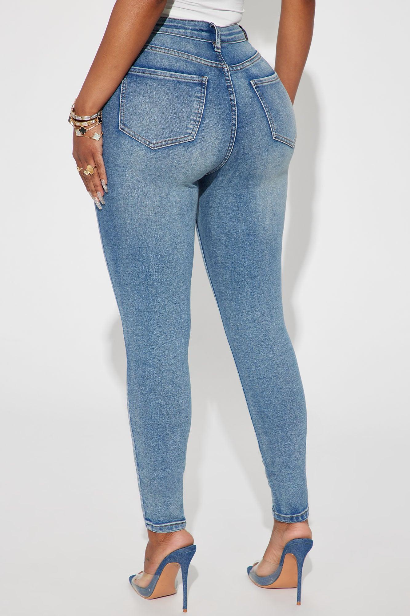 Gemma High Rise Stretch Skinny Jeans - Vintage Wash Product Image