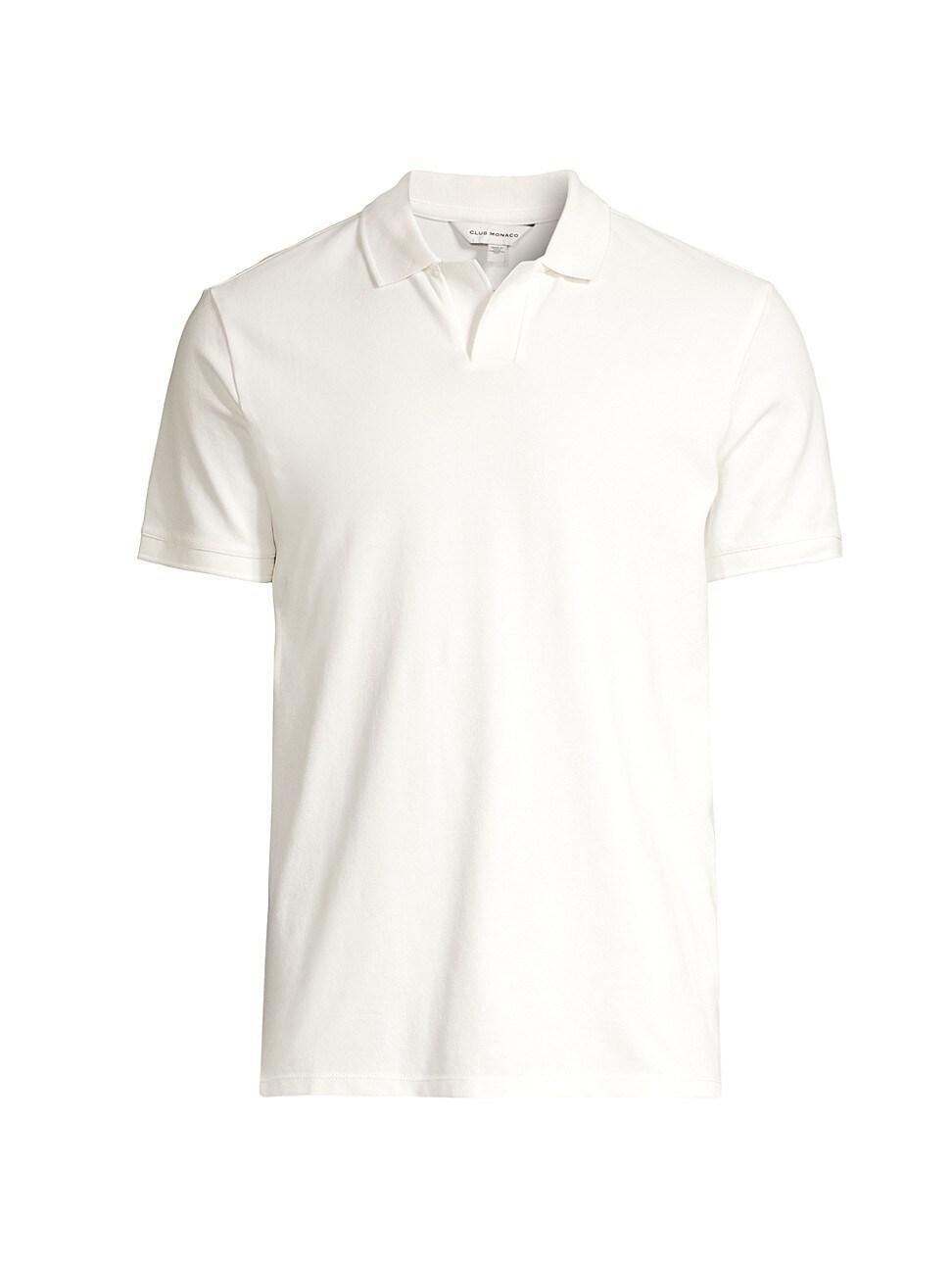 Club Monaco Johnny Collar Polo White/Blanc S Product Image