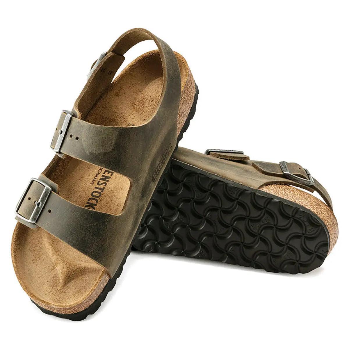 Birkenstock Mens Milano Leather Sandals Product Image
