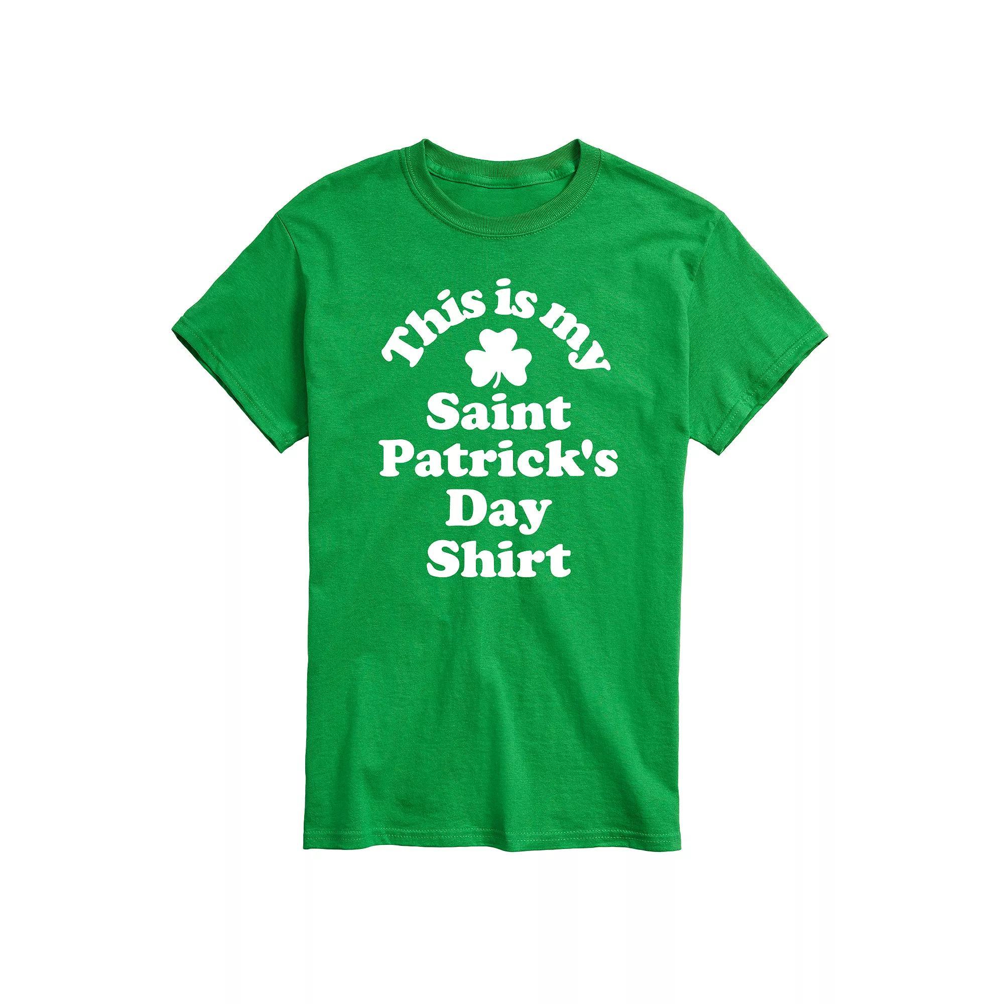 Men's St. Patrick's Day Shirt Tee, Size: XL, Green Product Image