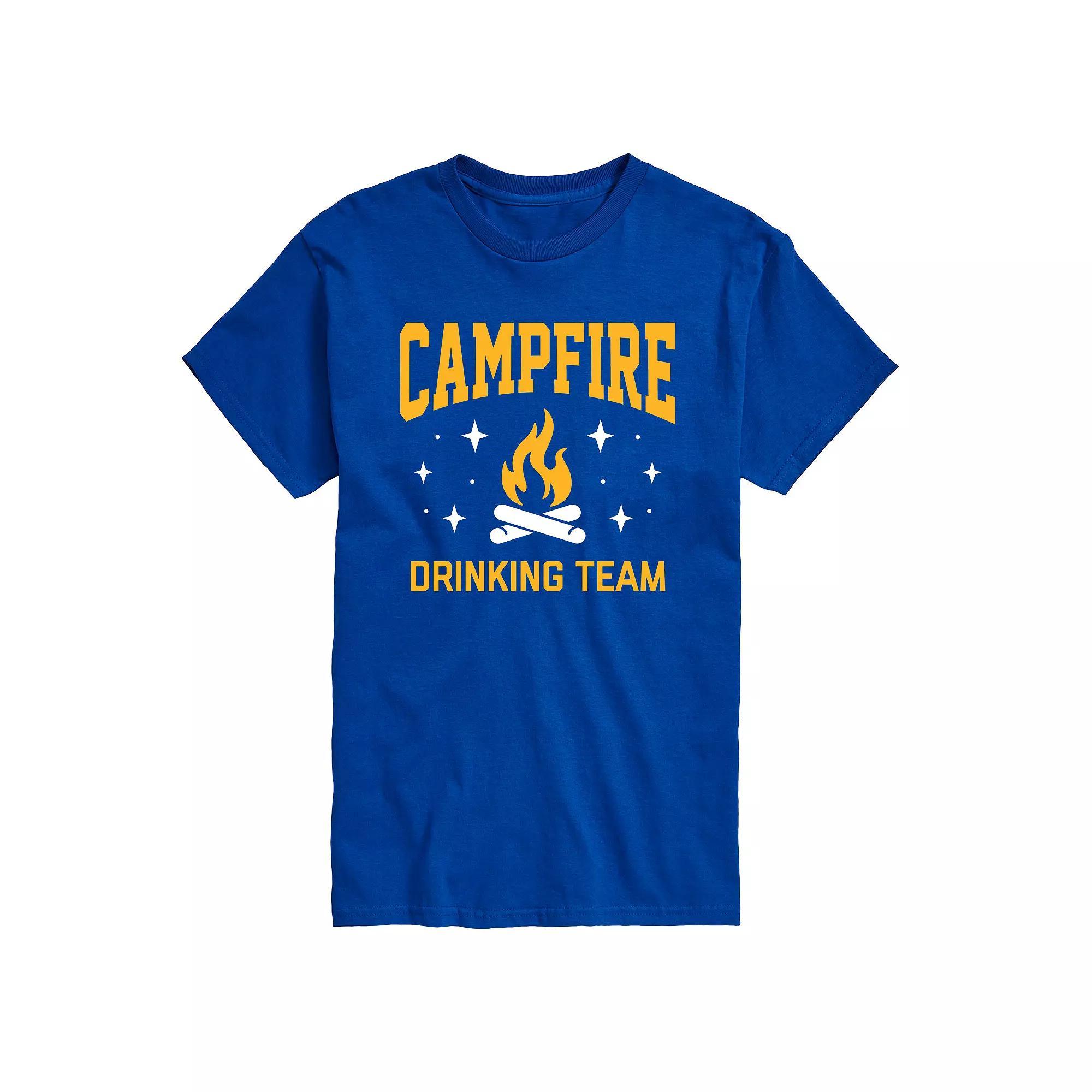 Big & Tall Campfire Drinking Team Graphic Tee, Mens Product Image