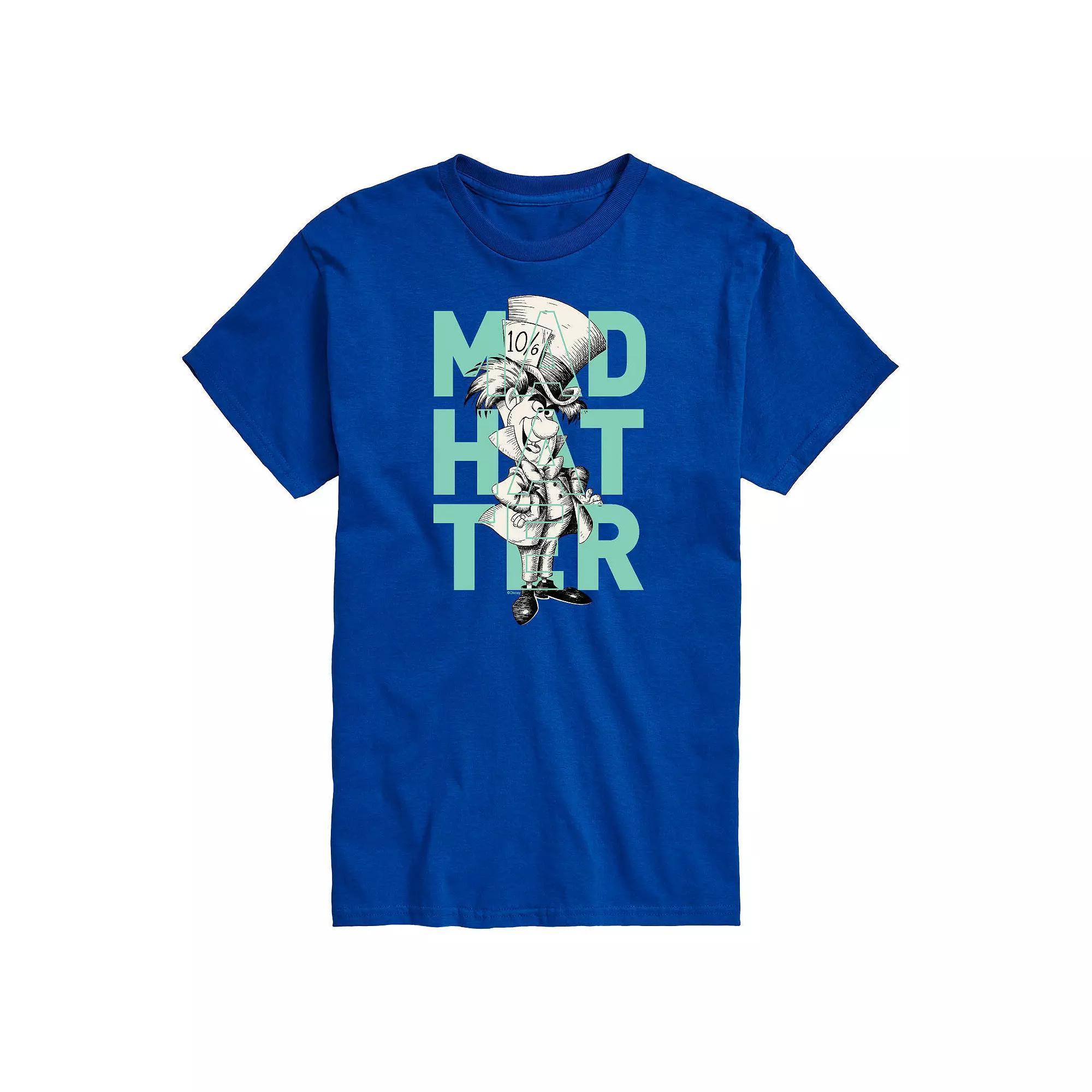 Disneys Alice in Wonderland Big & Tall Mad Hatter Graphic Tee, Mens Product Image