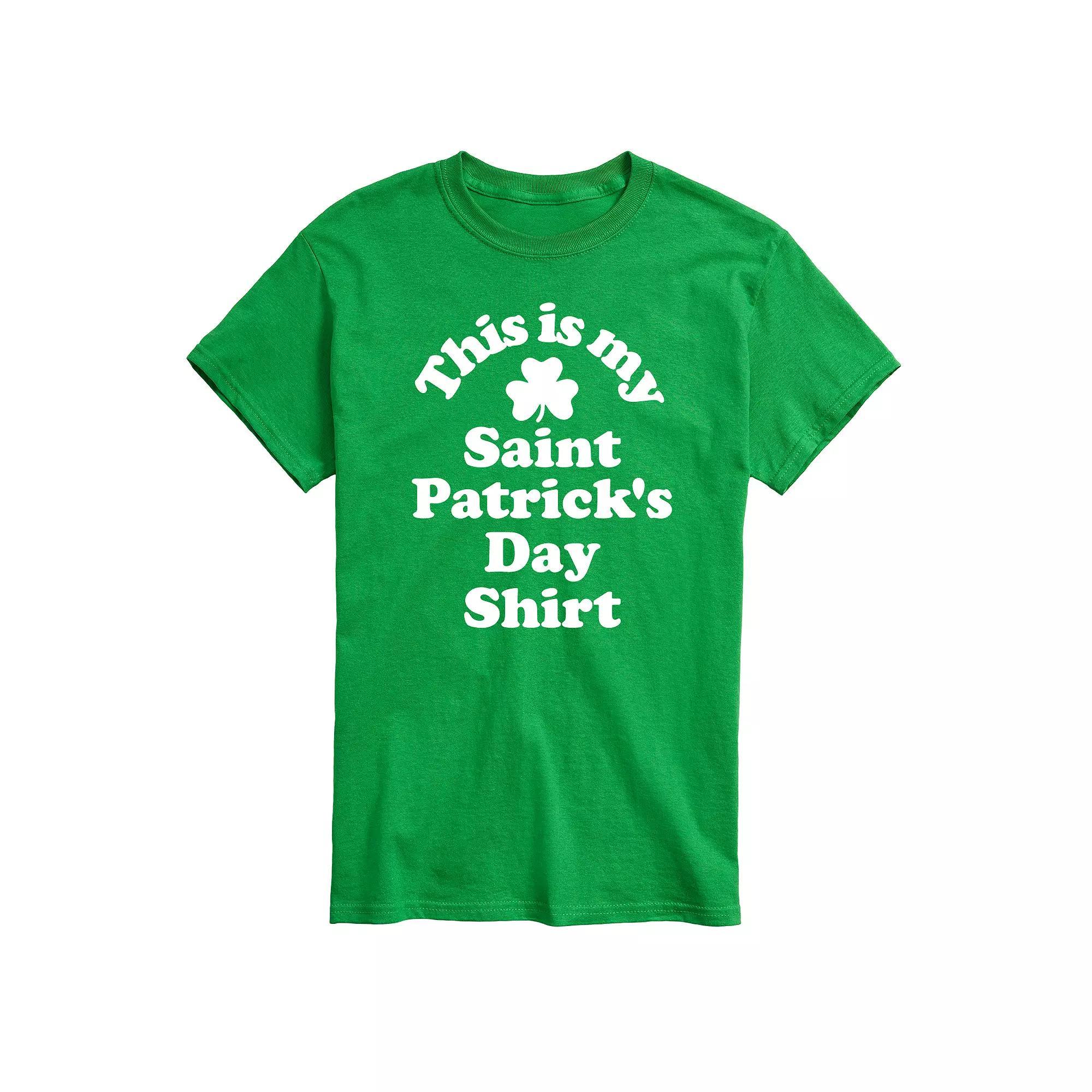 Men's St. Patrick's Day Shirt Tee, Size: XL, Green Product Image