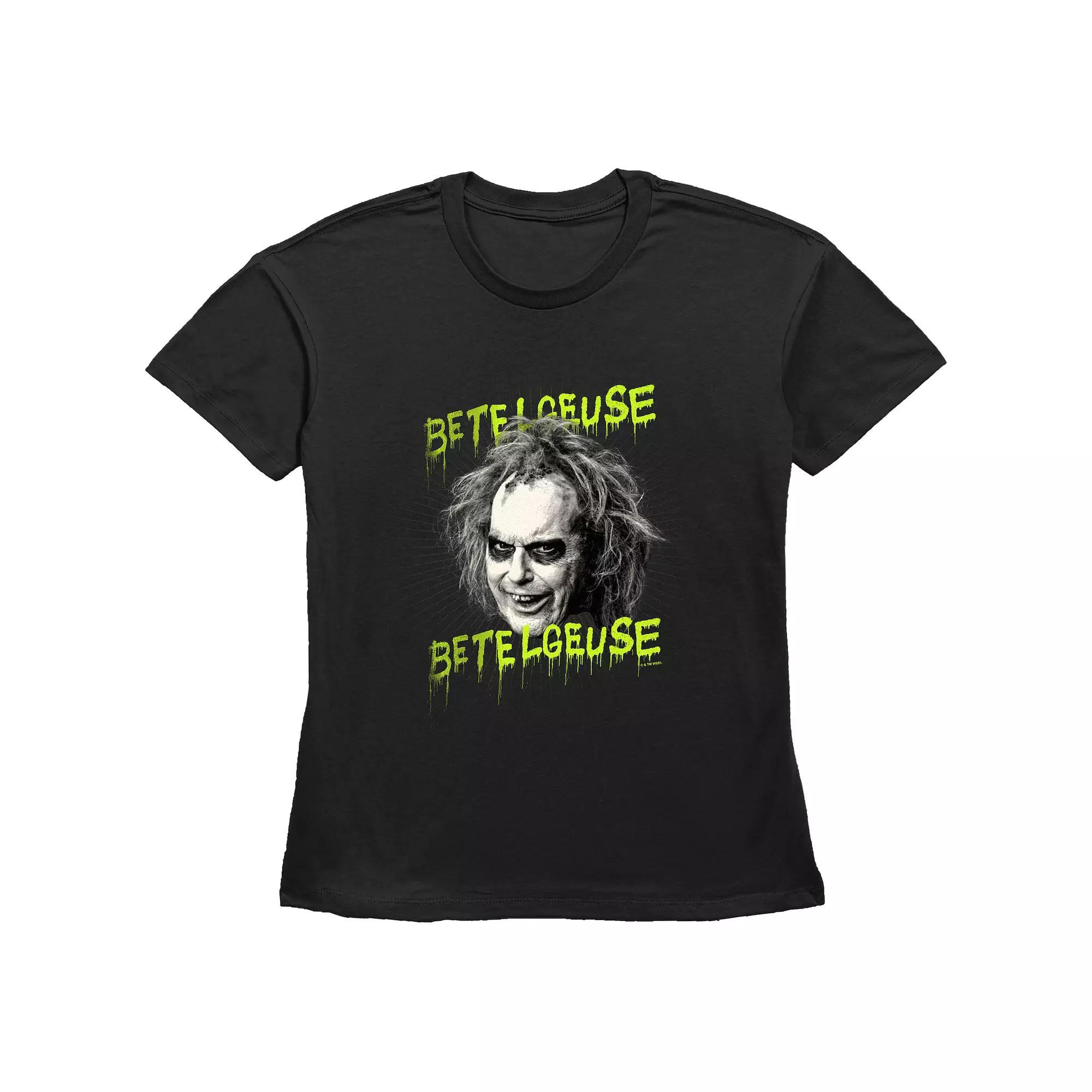 Women's Beetlejuice 2 Betelgeuse Betelgeuse Graphic Tee, Size: Small, Black Product Image