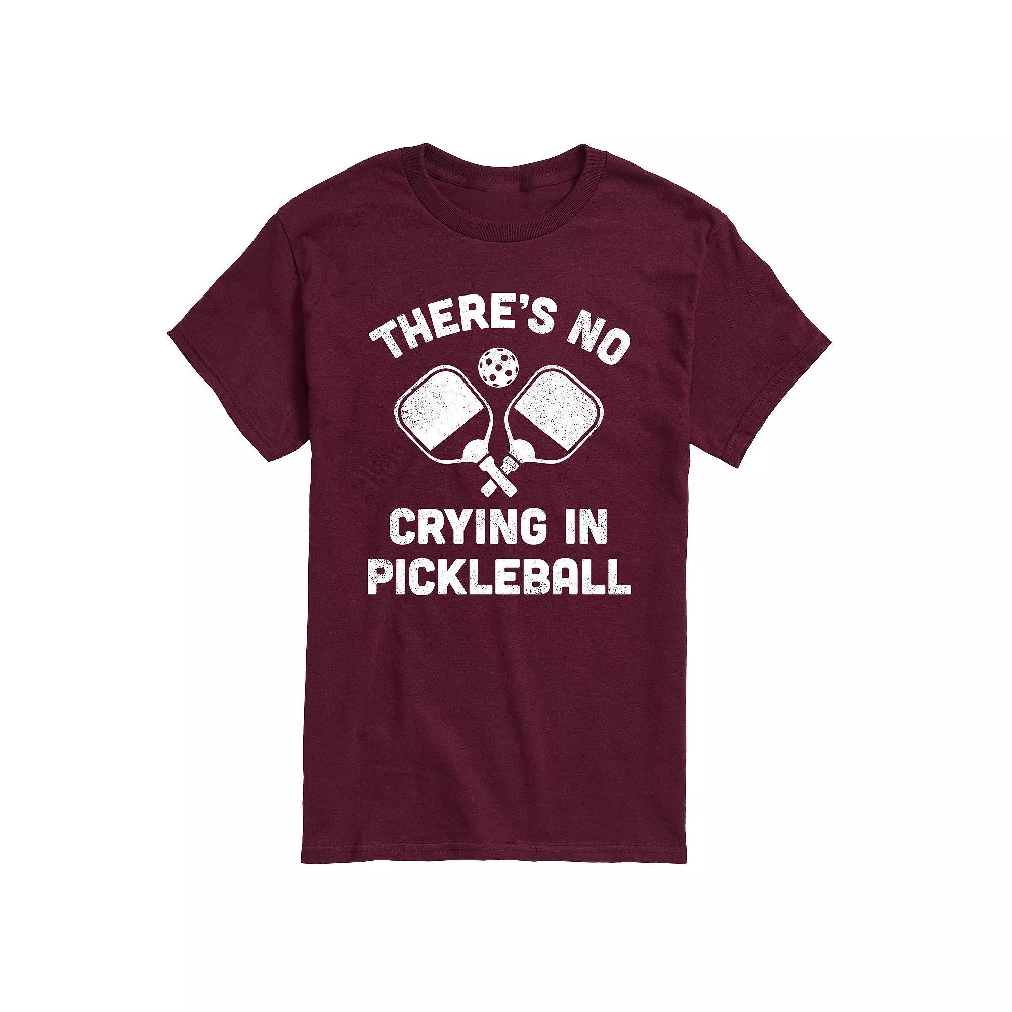 Men's No Crying Pickleball Tee, Size: XXL, Red Product Image