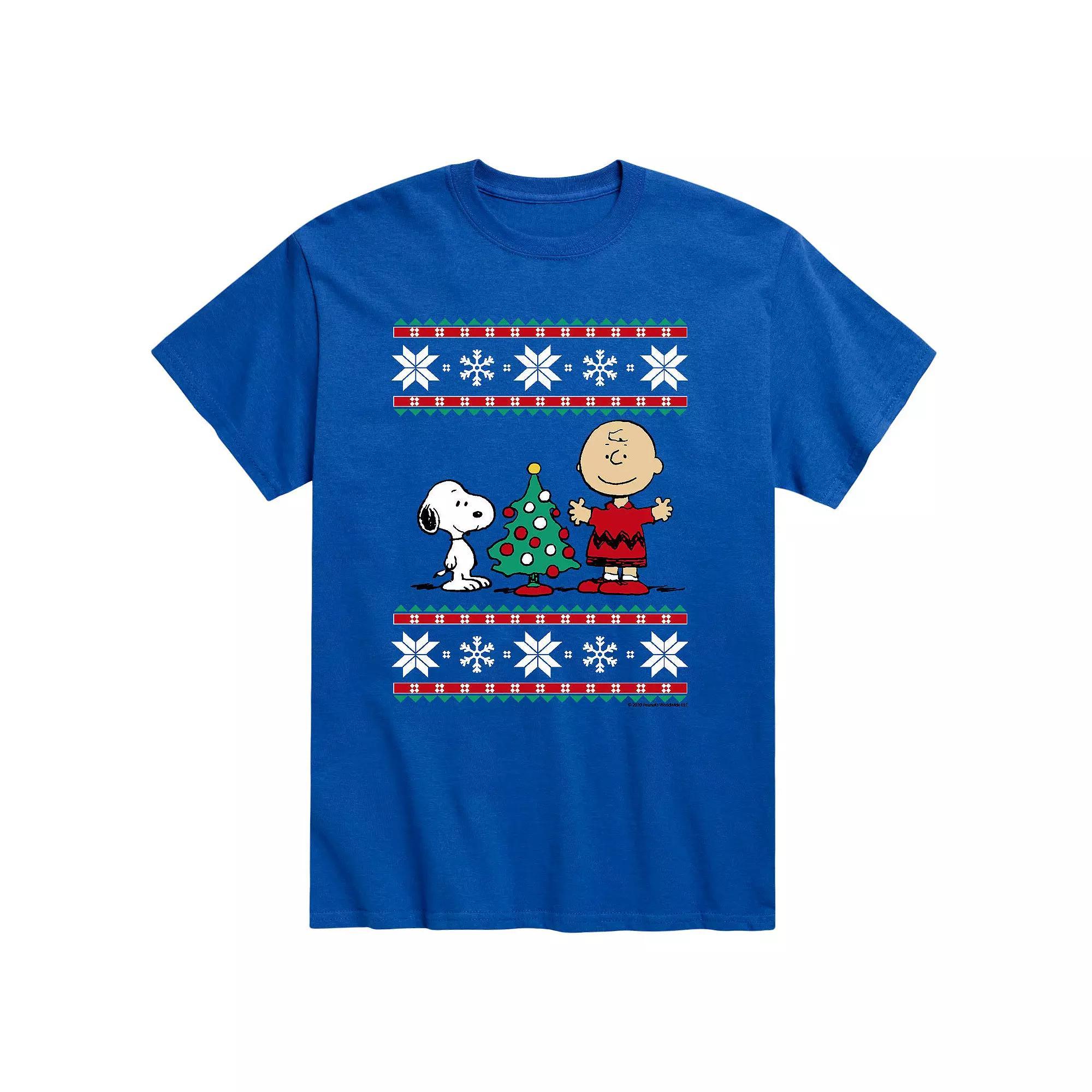 Mens Peanuts Snoppy Charlie Tee Product Image