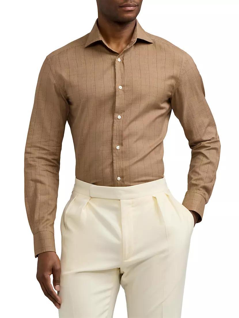 Glen Plaid Lightweight Button-Up Shirt Product Image