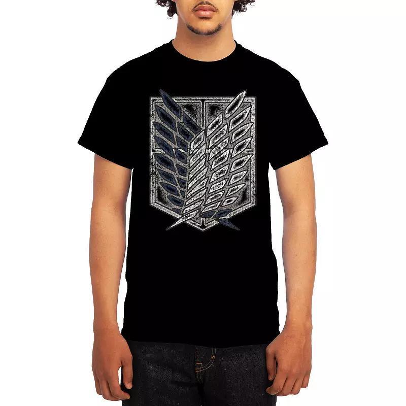Men's Attack on Titan Standing on Titan Tee, Boy's, Size: Small, Black Product Image
