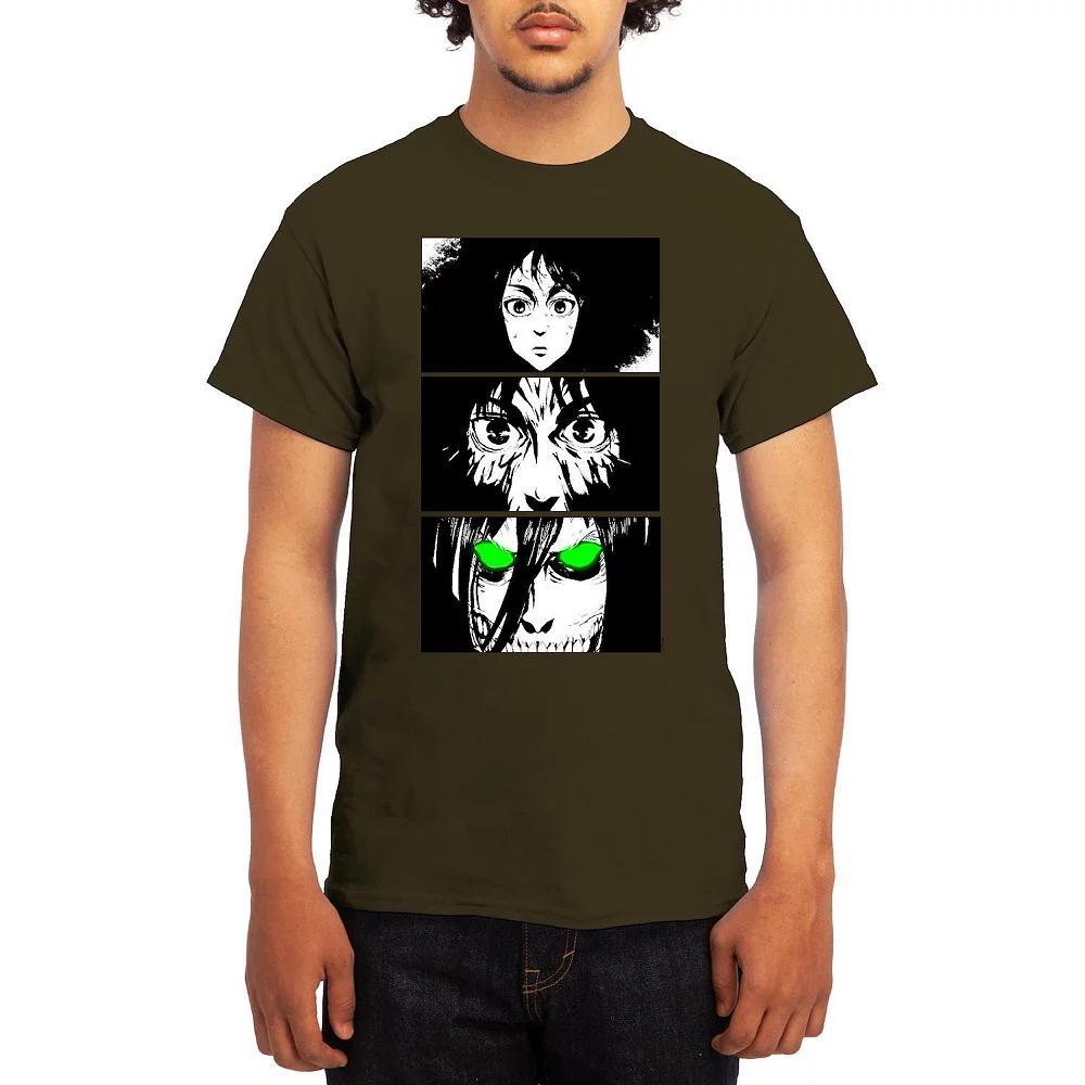 Men's Attack on Titan Red Titan Versus Titan Tee, Boy's, Size: Medium, Blue Product Image