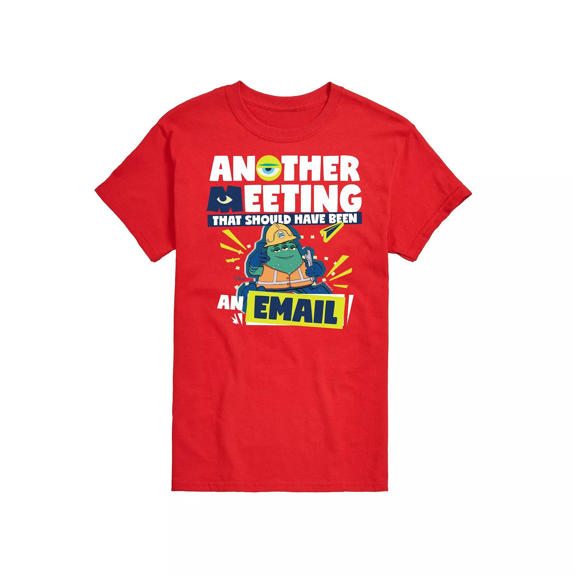 Disney / Pixars Monsters At Work Mens Meeting Graphic Tee Product Image