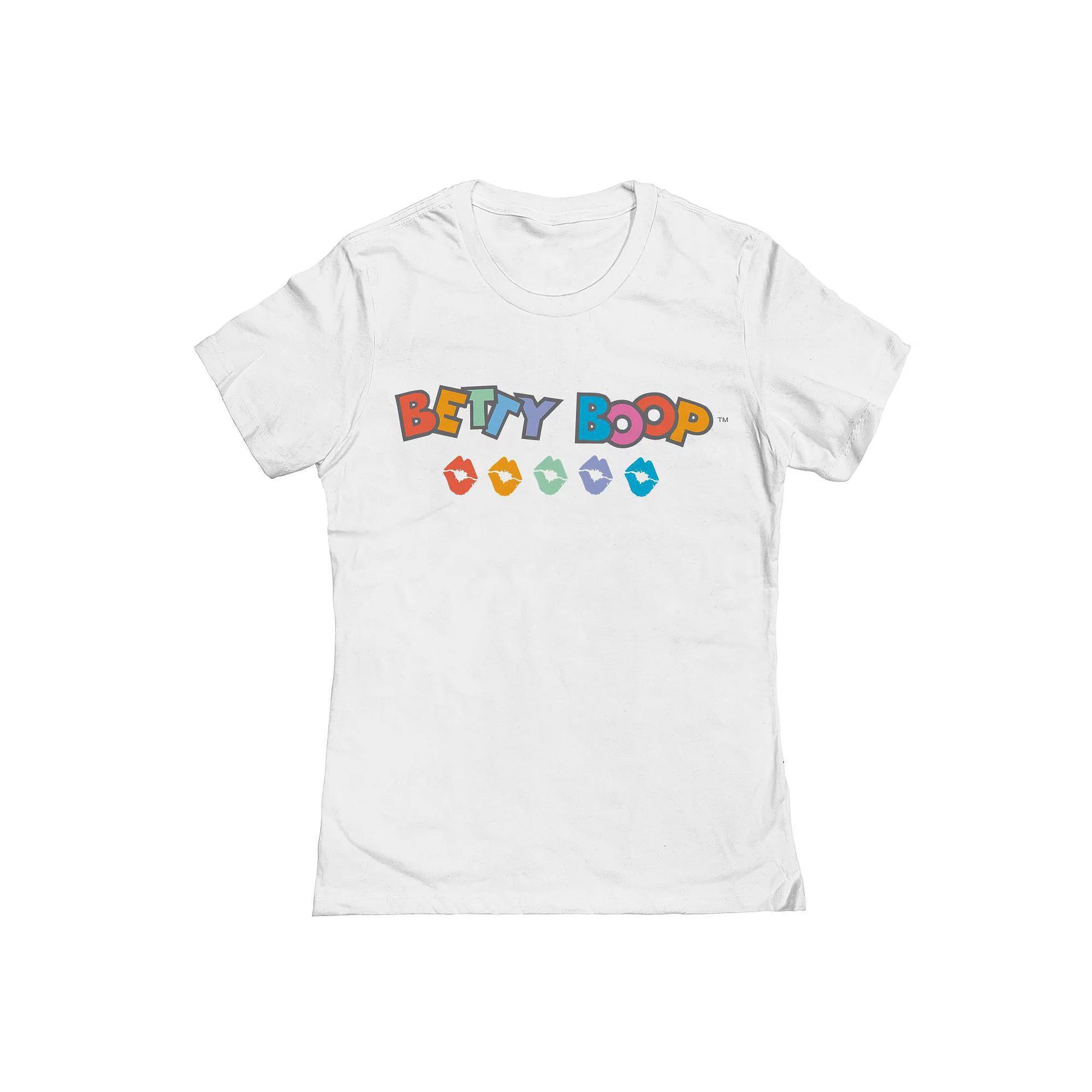 Junior's Grayson Threads The Label Rainbow Name and Lips Pride Graphic Tee, Women's, Size: Large, White Product Image