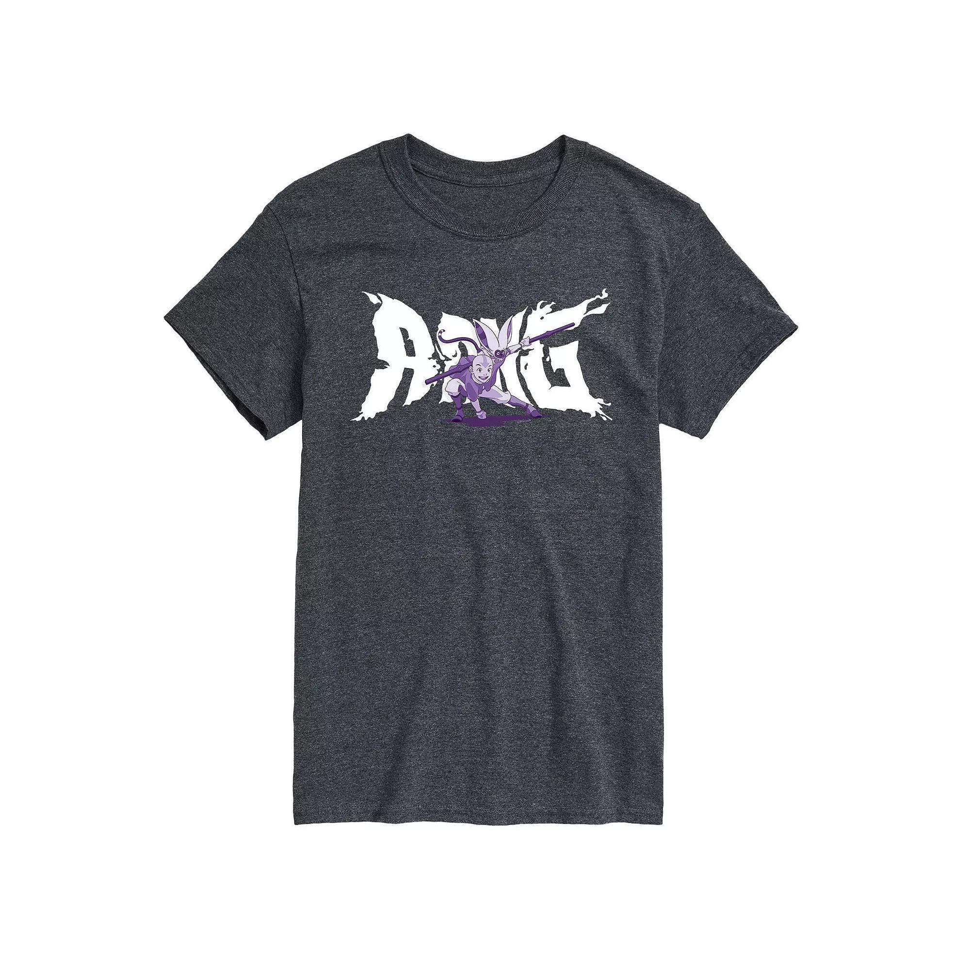 Mens Avatar Aang Purple Tee Product Image