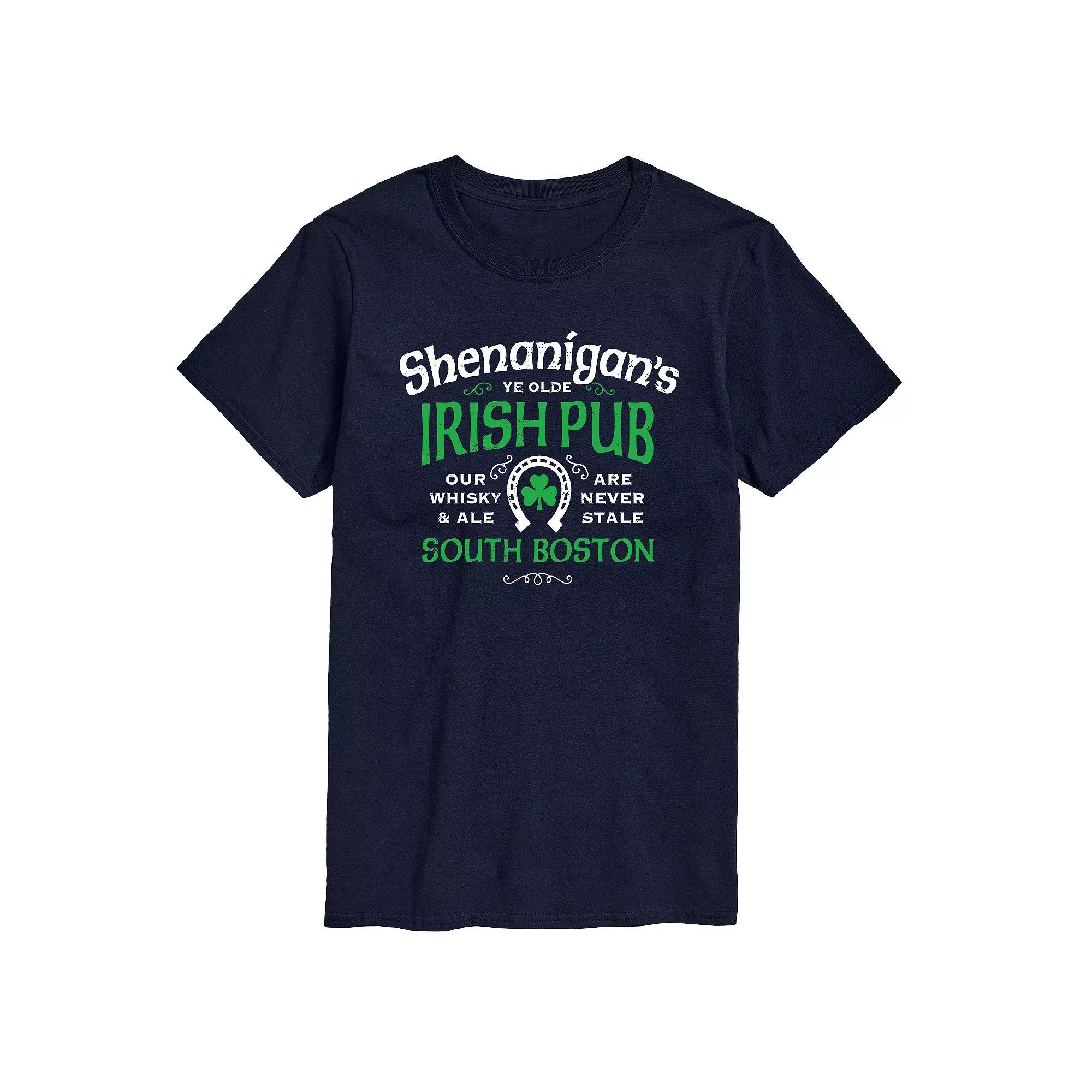 Big & Tall Shenanigans Irish Pub Tee, Men's, Size: 3XB, Blue Product Image