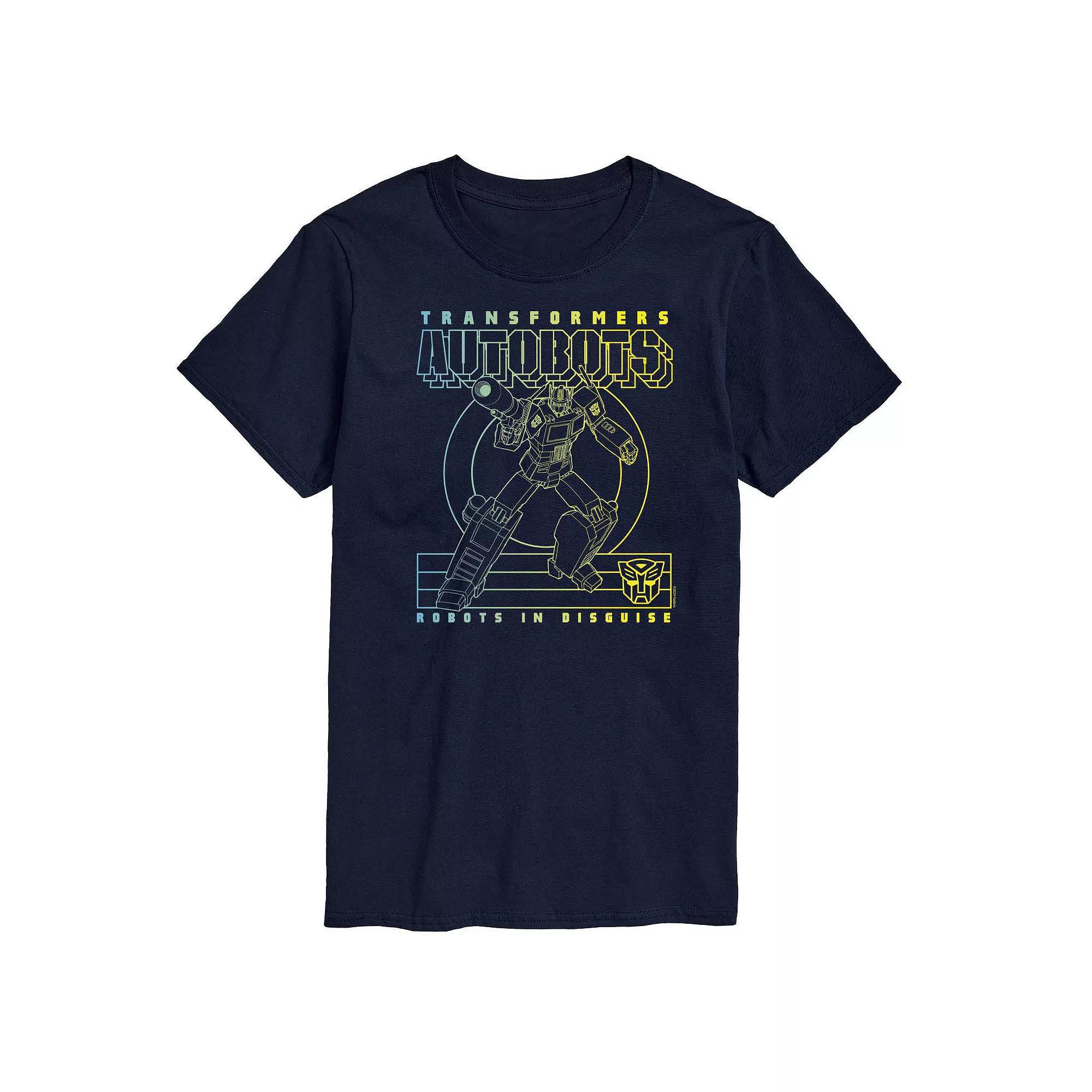 Mens Americana Flag Fish Graphic Tee Blue Product Image