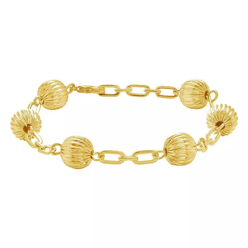 MC Collective Raffaella Chain Bracelet, Women's, Size: 6.50, Silver Tone Product Image