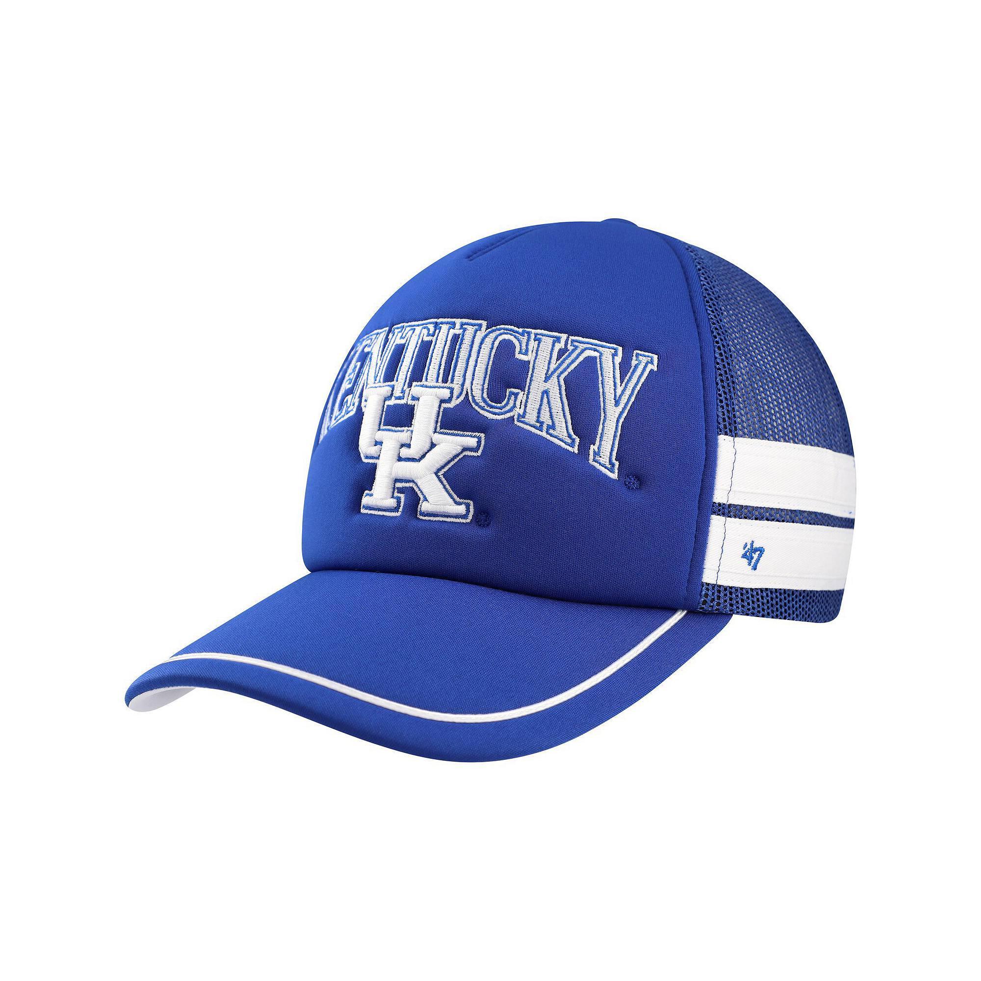 Mens 47 Royal Kentucky Wildcats Sideband Trucker Adjustable Hat Product Image