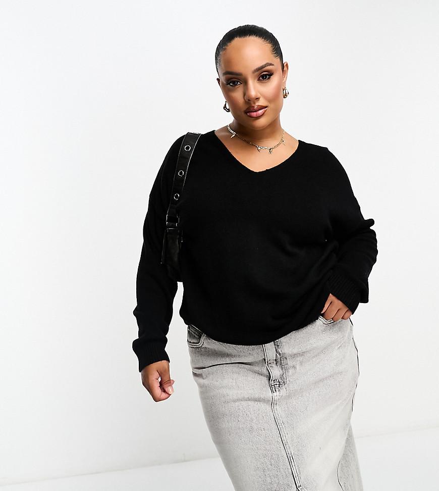 Only Curve v neck sweater Product Image