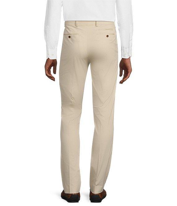 Murano Wardrobe Essentials Evan Extra Slim Fit Flat Front Tapered Leg Chino Dress Pants Product Image