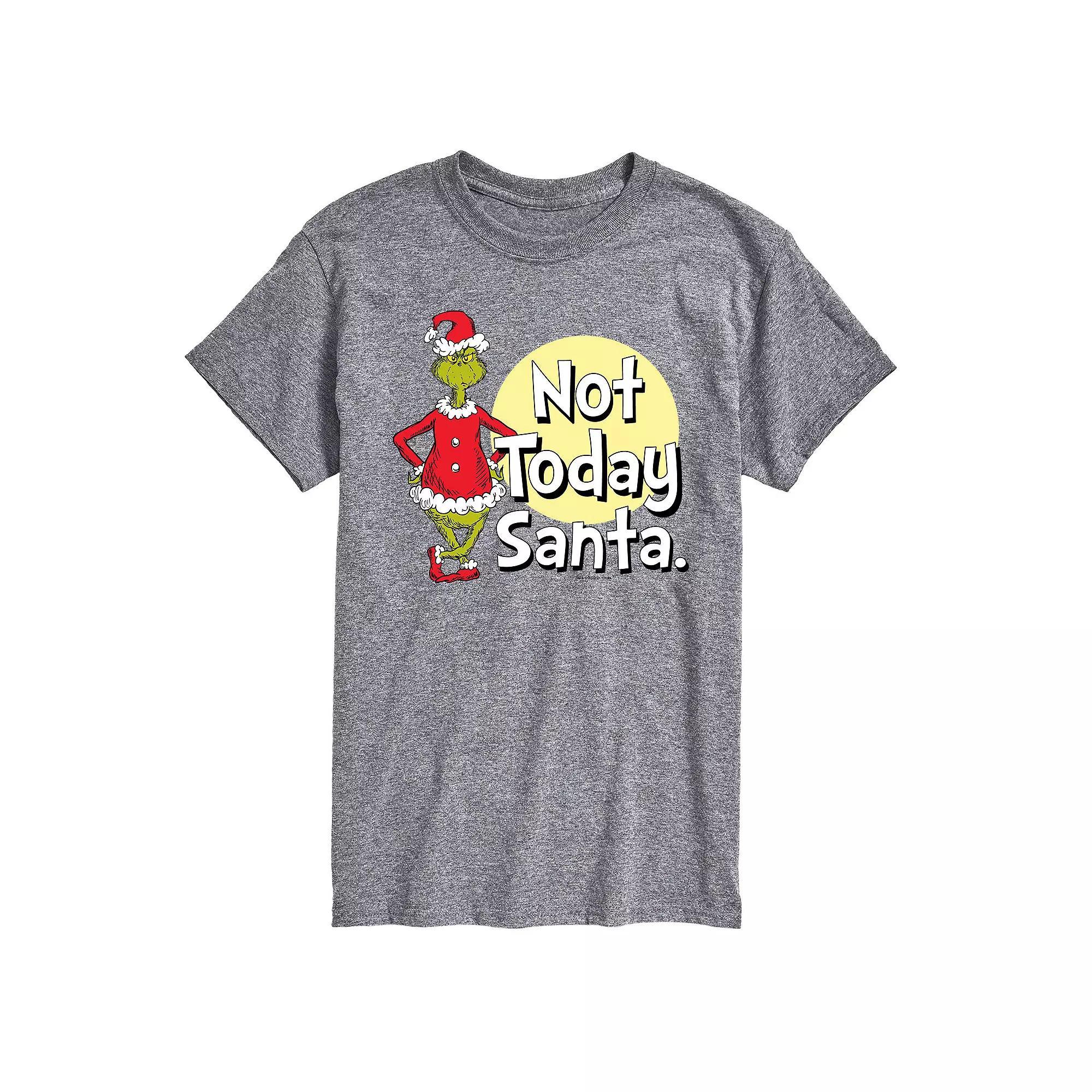 Big & Tall Not Today Santa Tee, Mens Product Image