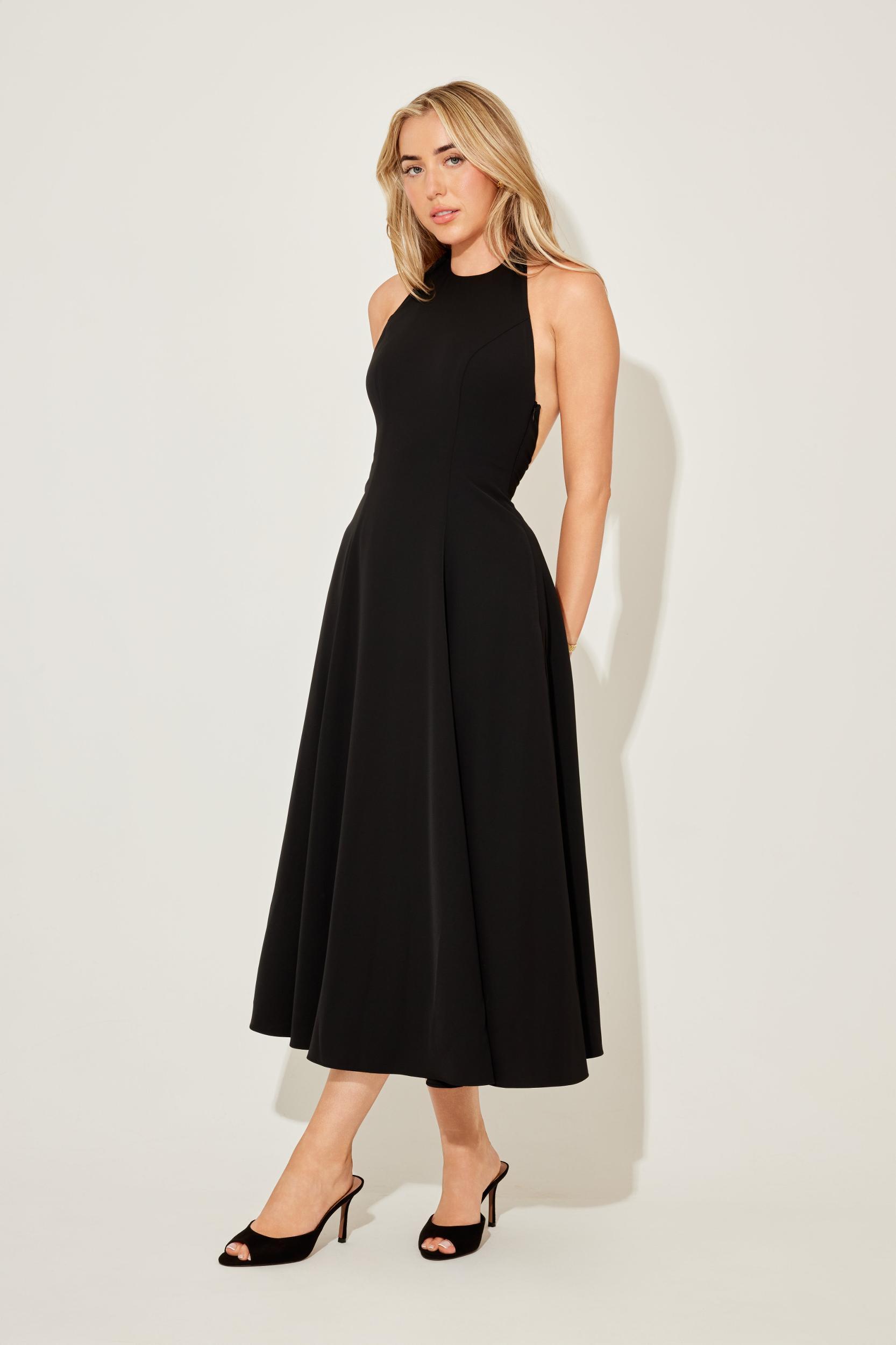 The Ultimate Muse Low Back Slip Dress Product Image
